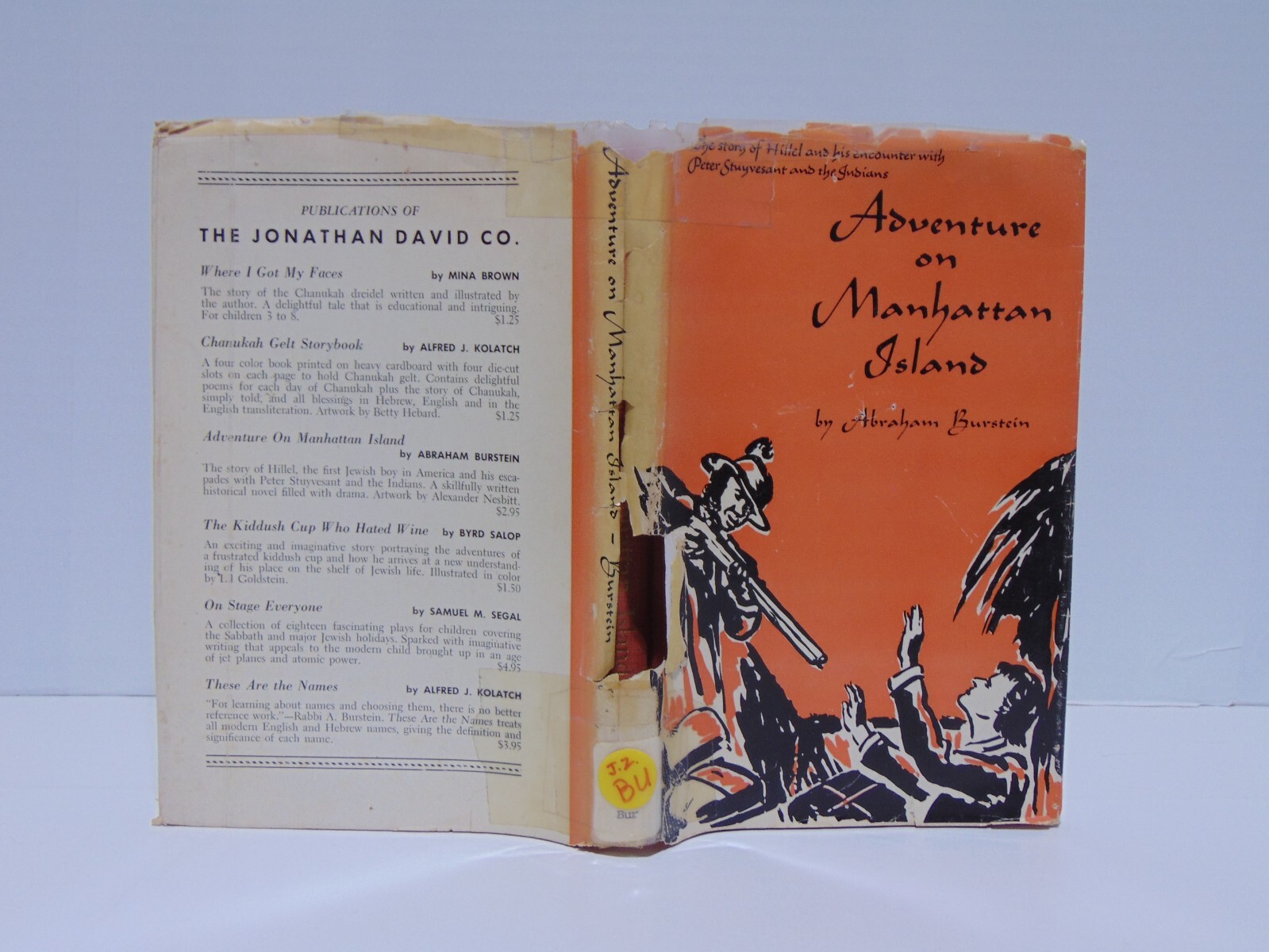 Adventure On Manhattan Island by Abraham Burstein (1957, Hardcover) Ex-Library