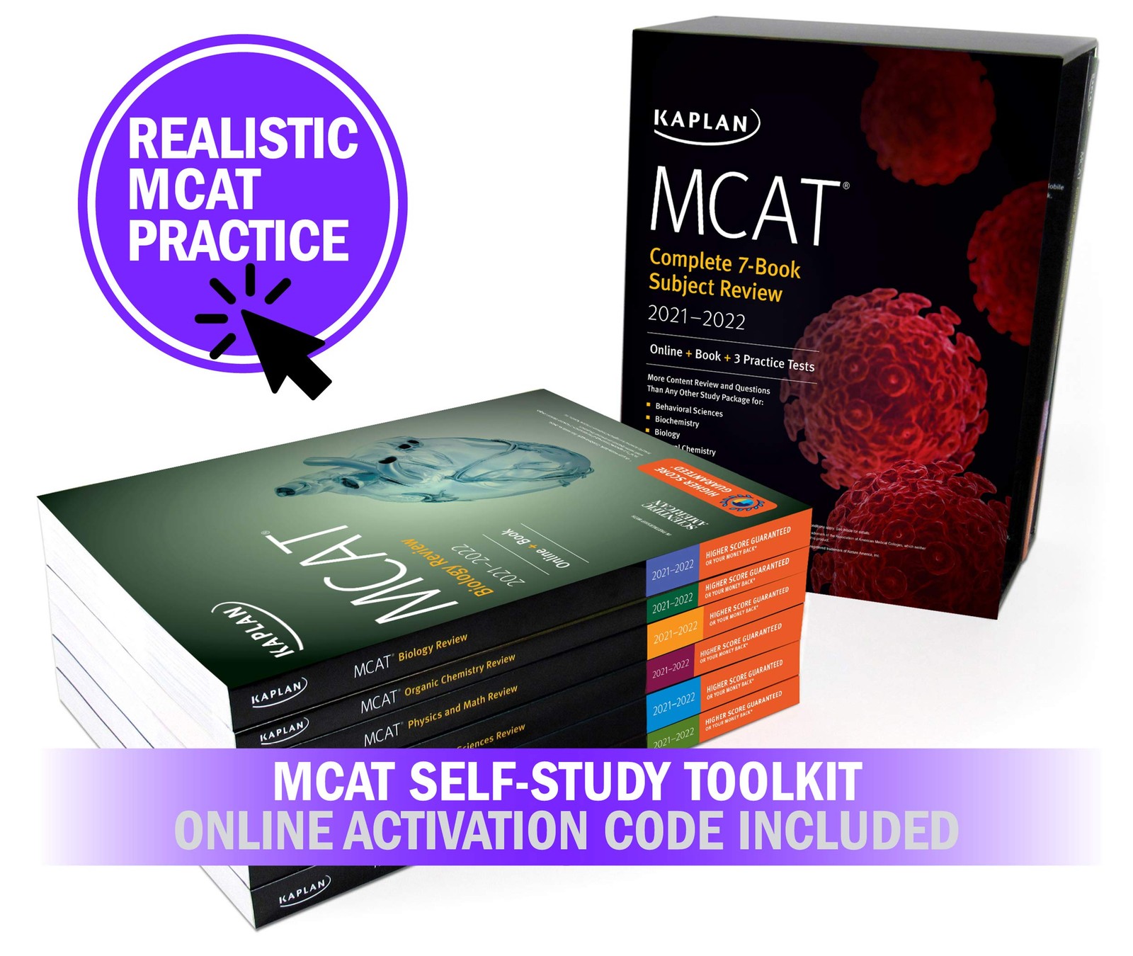 MCAT Self-Study Toolkit 2021-2022: Complete 7-Book Subject Review + 6 Practi…