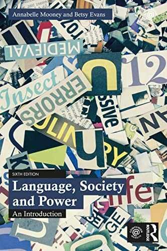 Language, Society and Power – Paperback, by Mooney Annabelle; Evans – New h