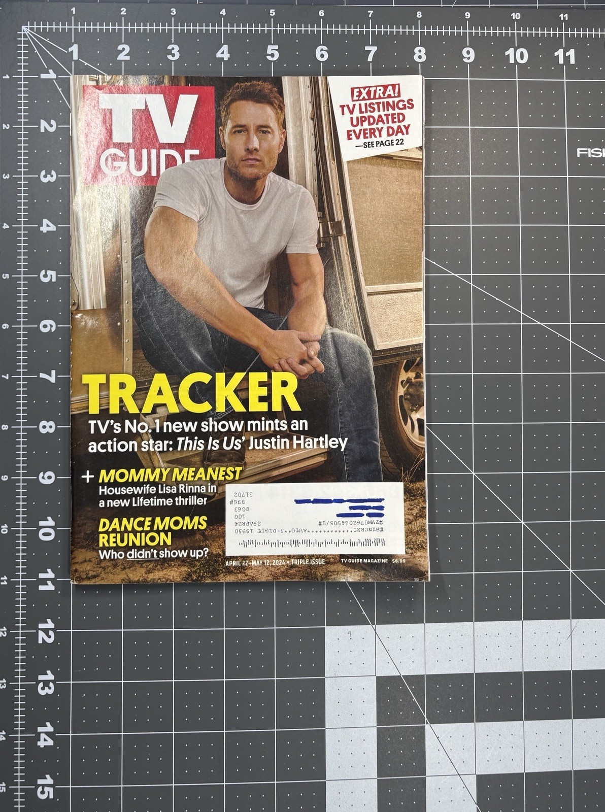 TV Guide 3-Magazine Lot Elvis Tracker Justin Hartley Golden Bachelor 2023-2024