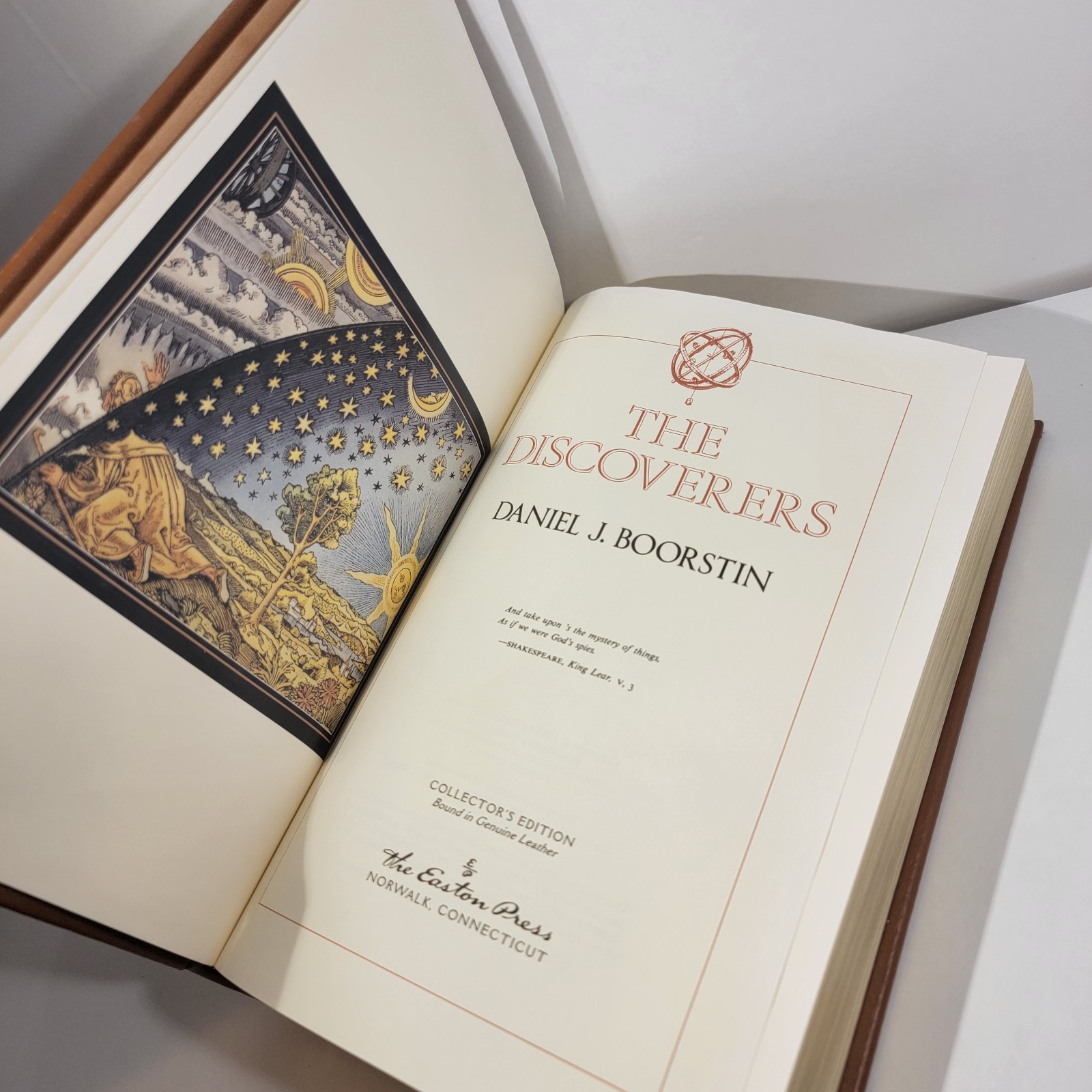 The Discoverers Daniel J. Boorstin Easton Press Leather Bound Collectors Edition