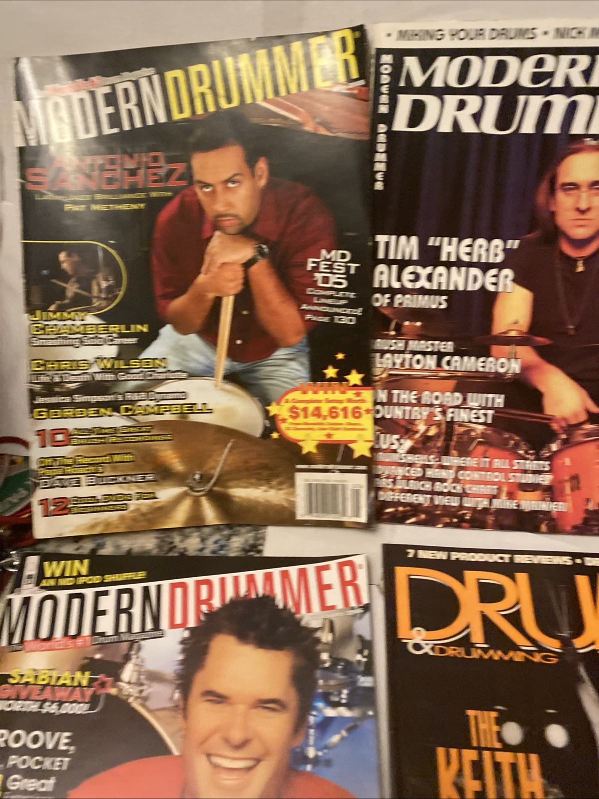 Modern Drummer Year 1990’s Magazines 12 issues vintage lot