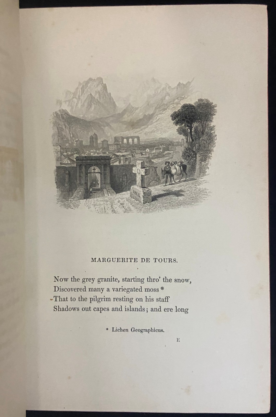 1830 ITALY: A POEM Antique Fine Leather Green Binding ROGERS Victorian Gift Book
