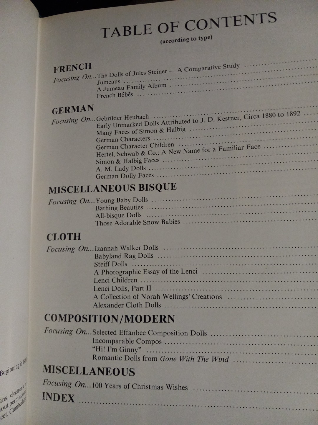 «Focusing on Dolls» Hardcover Book By Jan Foulke 174 Pages – 1988 Good Preowned