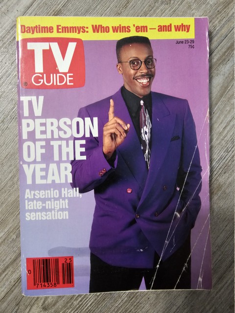 ORIGINAL Vintage TV Guide June 23, 1990 Arsenio Hall Person of the Year M219