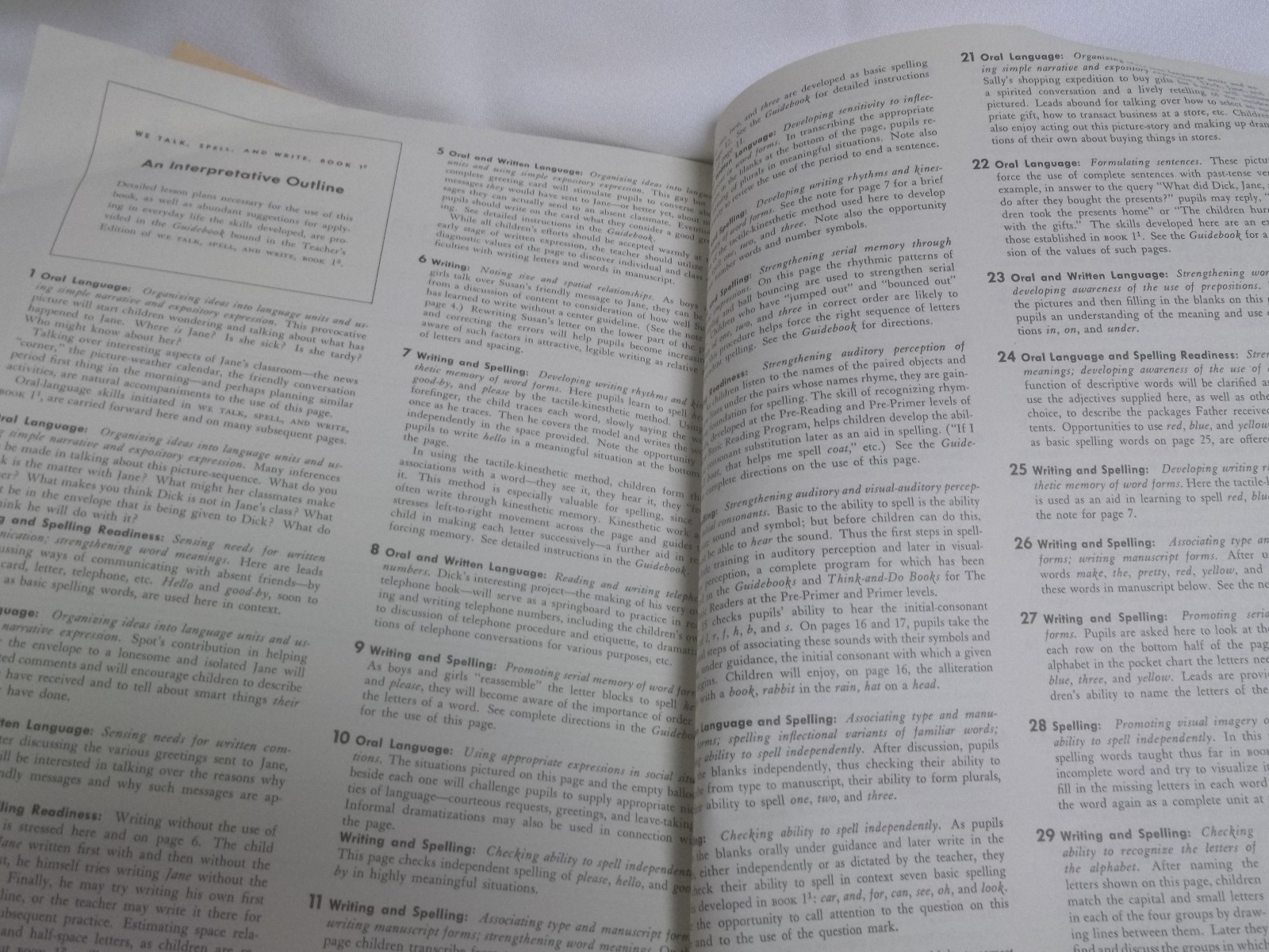 Vintage 1951 Dick & Jane «We Talk, Spell and Write» 1.2 Teacher’s Edition