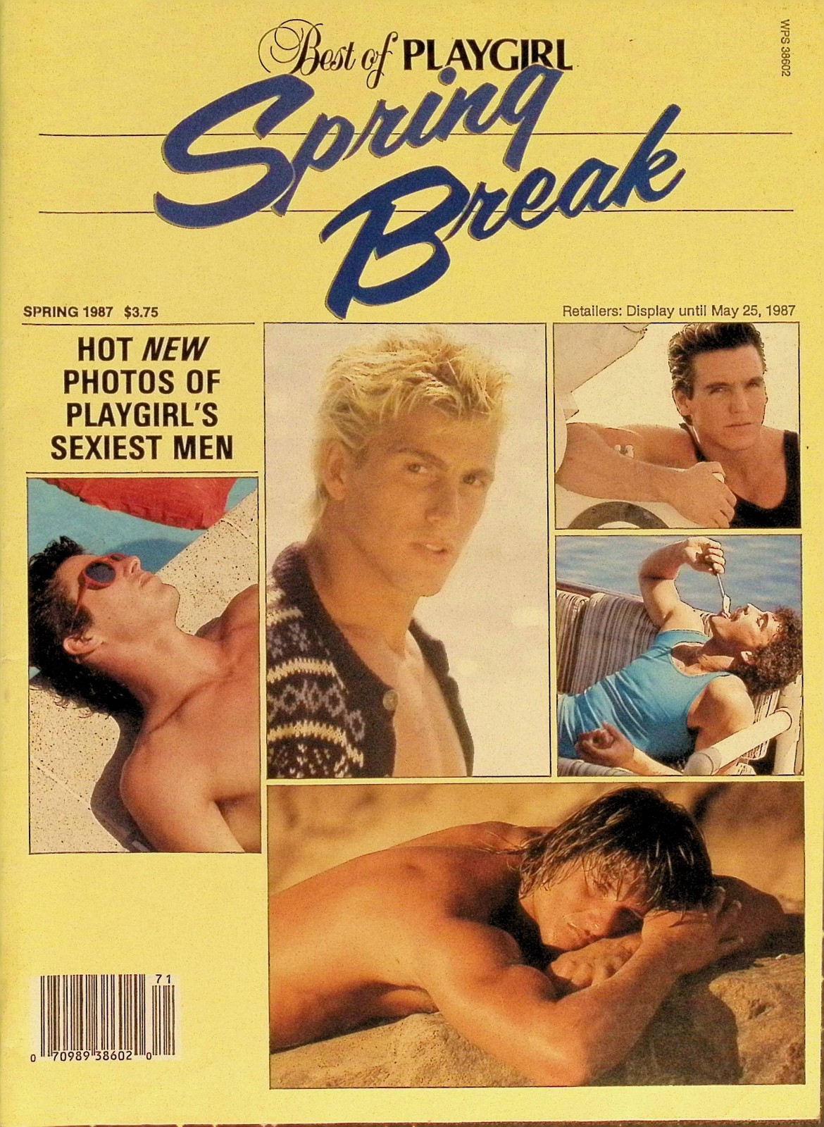 1987 Playgirl Spring Break Hot Sexiest Men Hunks Beefcakes Gay Interest