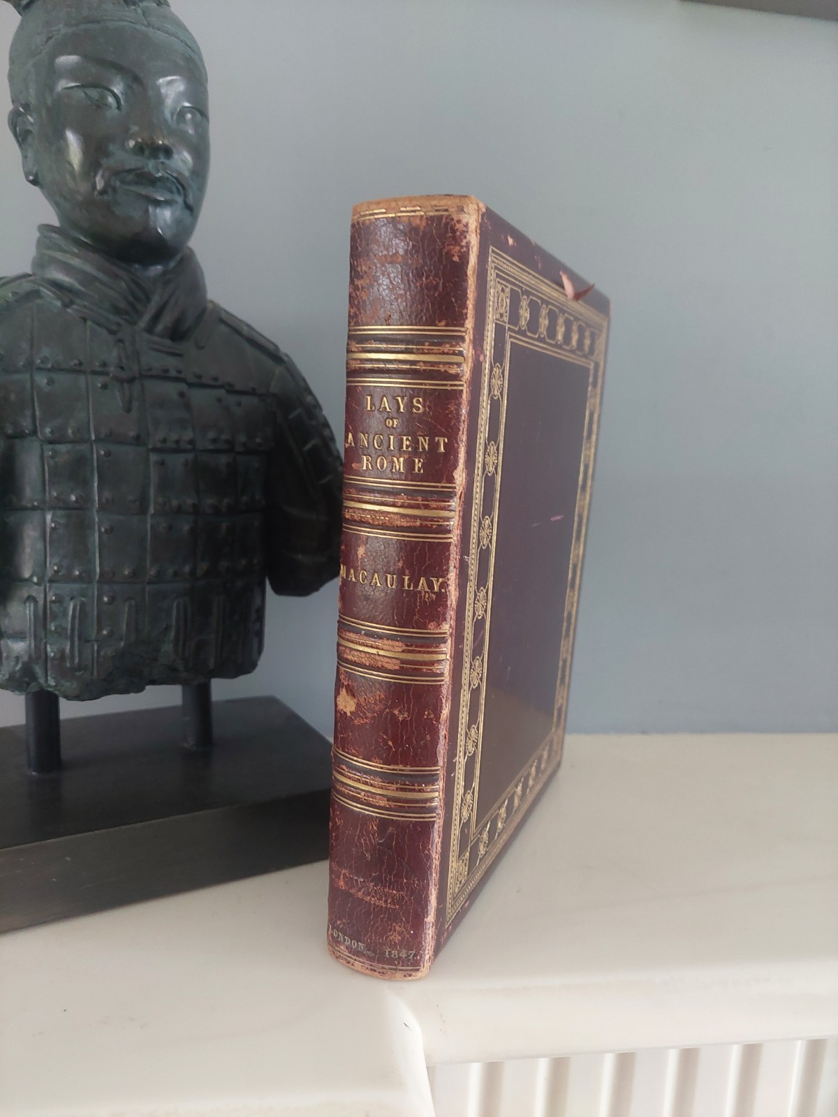 Lays of Ancient Rome by Thomas Macaulay 1847 Leather Bound Gilt Edged Longmans