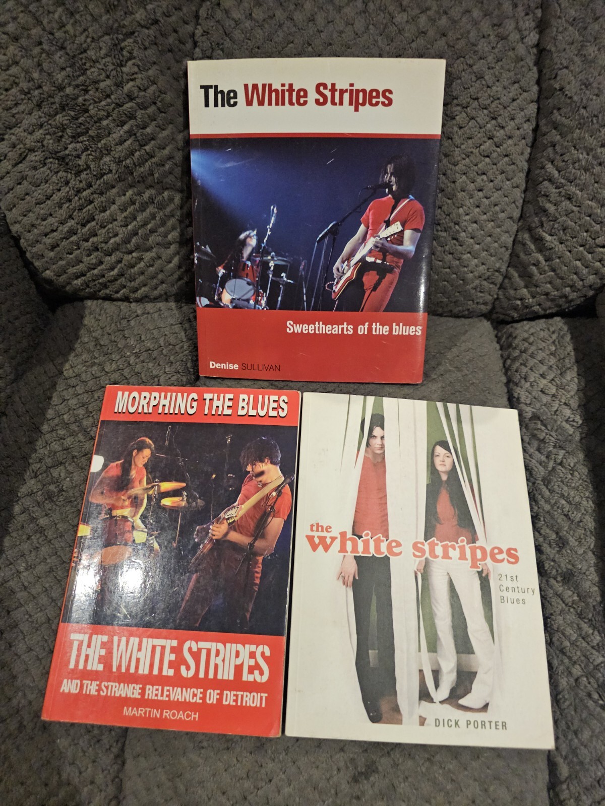 Jack White Stripes 3 Books Lot 21st Century Sweethearts Morphing The Blues Meg
