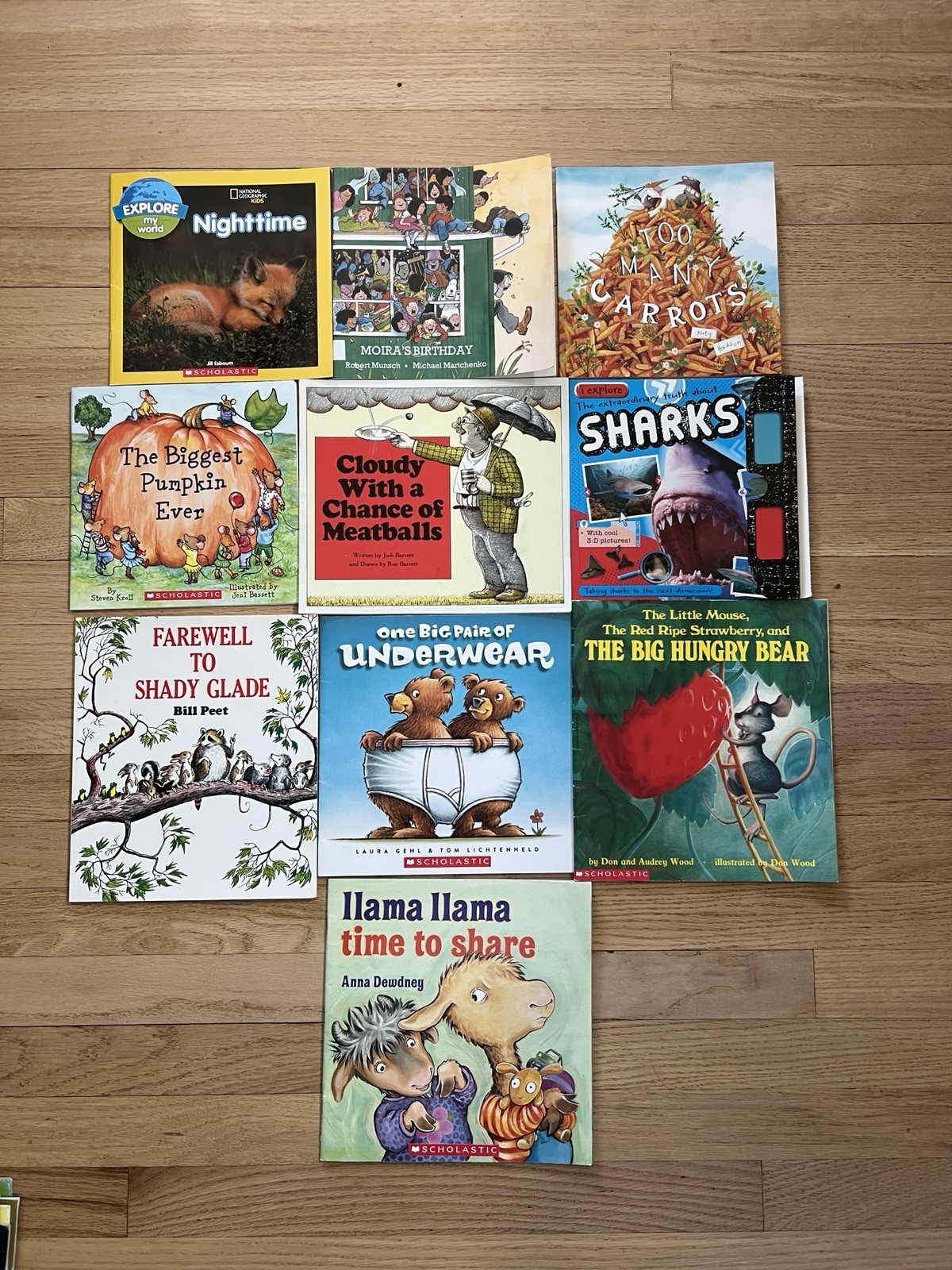 Lot of 10 Paperback Scholastic and more Kids Books