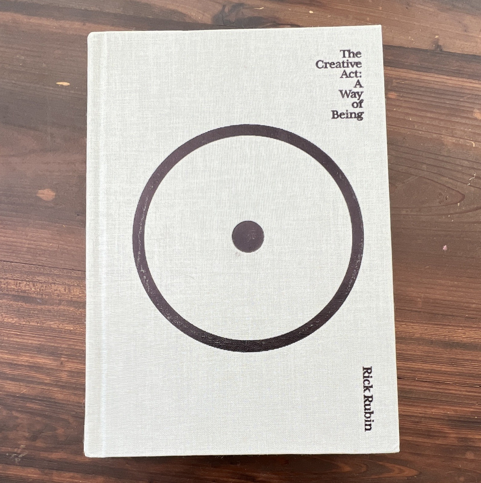 Rick Rubin – The Creative Act: A Way of Being Hardcover (2023)