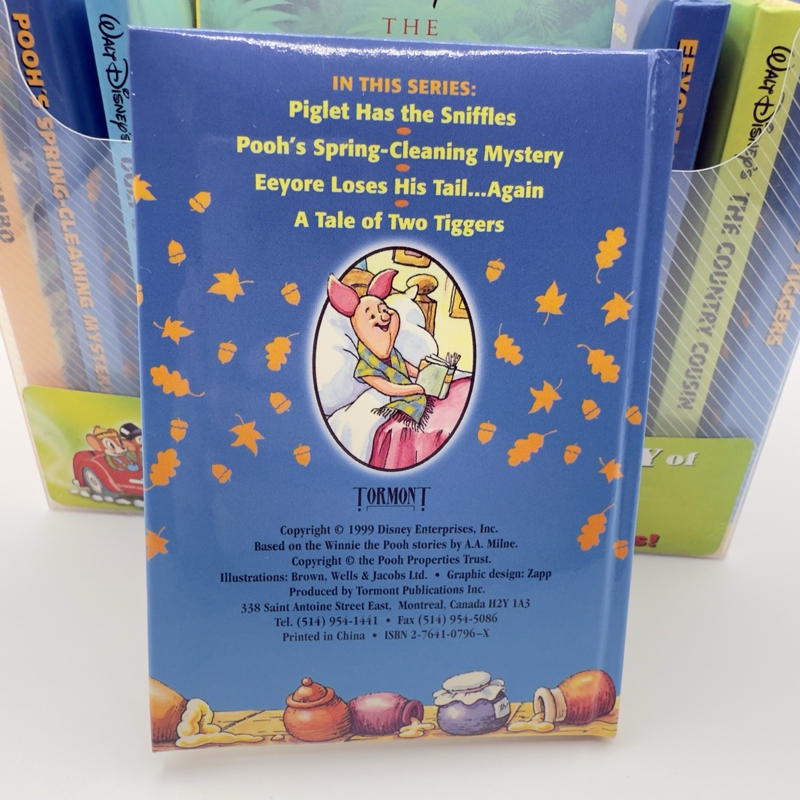 Disney Mini Library Storybook Classics Set of 8 Books w Case Lion King Pooh HTF
