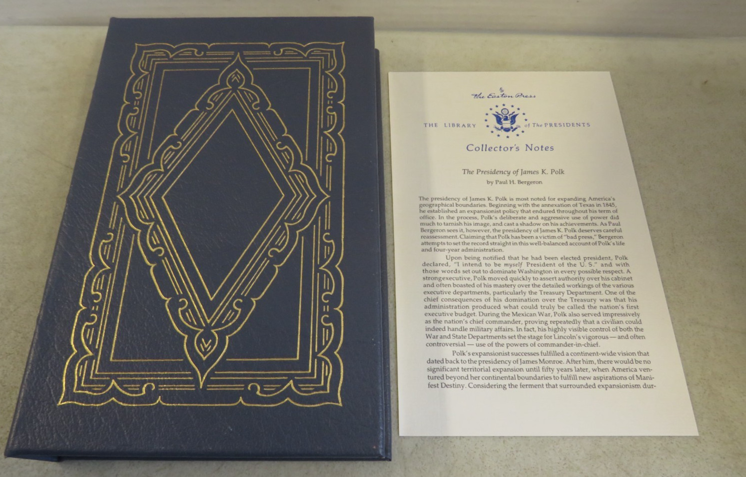 The Presidency Of James K Polk 1987 US Presidents Easton Press Leatherbound