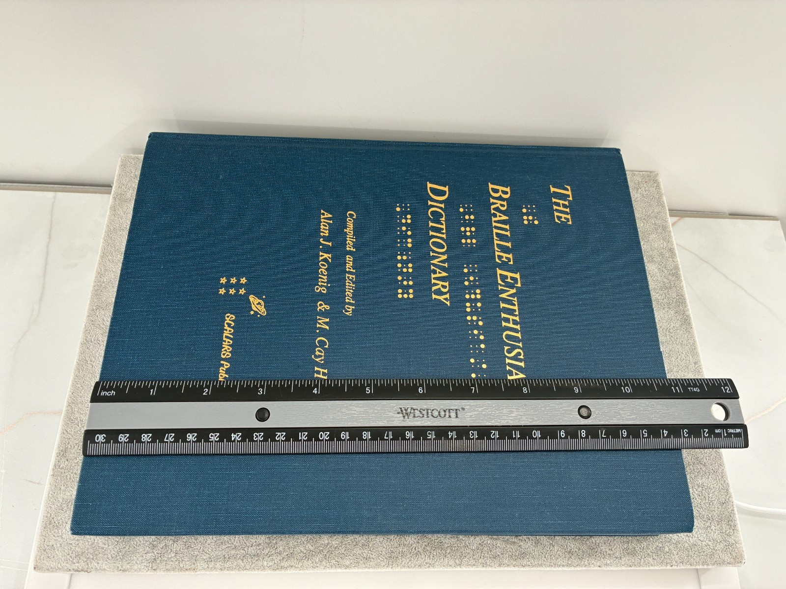 Braille Enthusiast’s Dictionary Alan Koenig Scalars Rare Hardcover Book