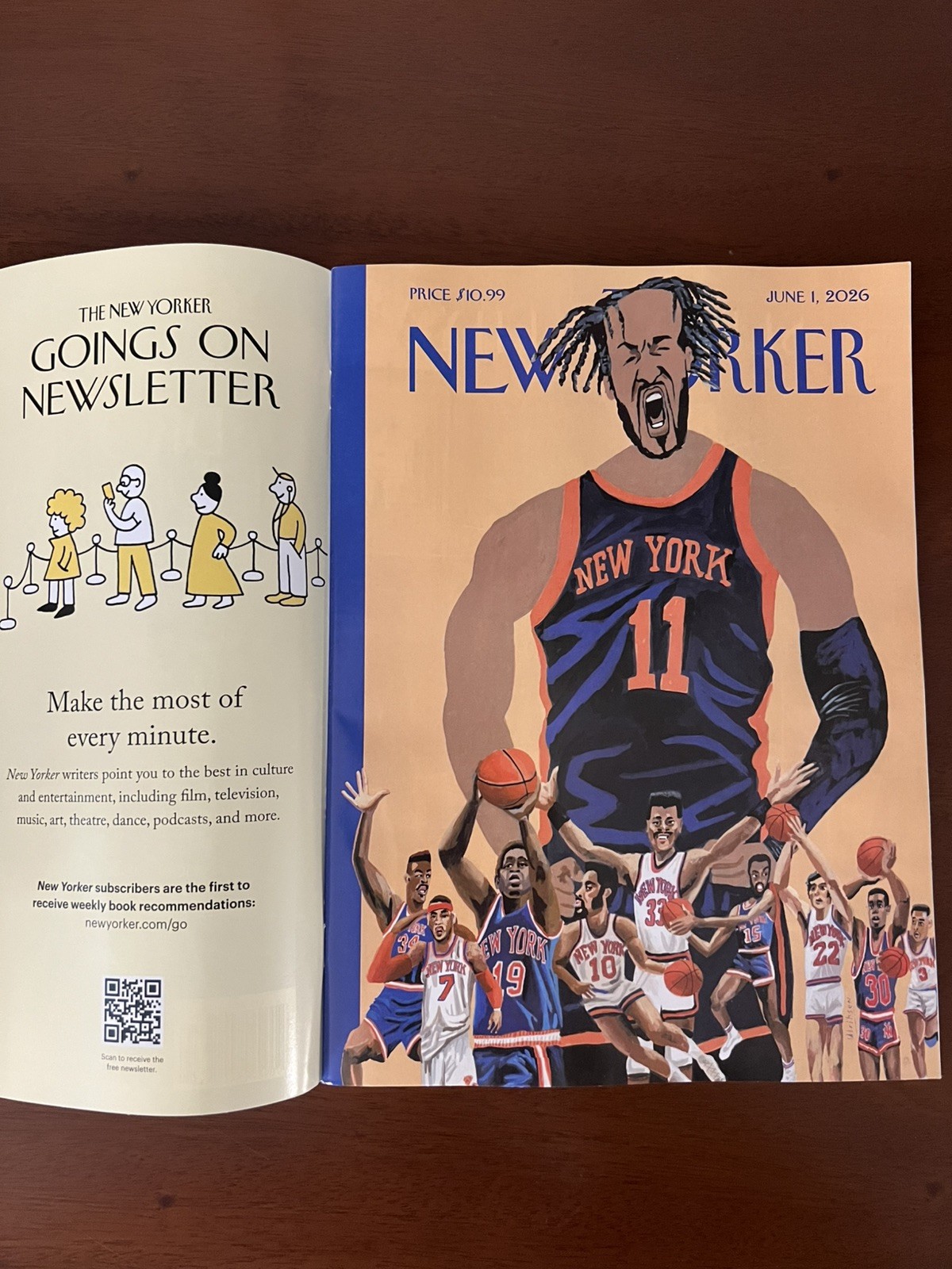 JALEN BRUNSON THE NEW YORKER Magazine June 1, 2026 NY Knicks KINGS OF NEW YORK