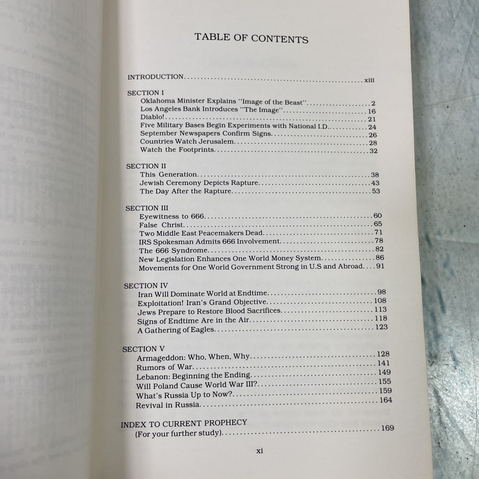 Prophecy Digest 1982-1983 Daniel Calk 1st Ed. Paperback Book Bible World Affairs