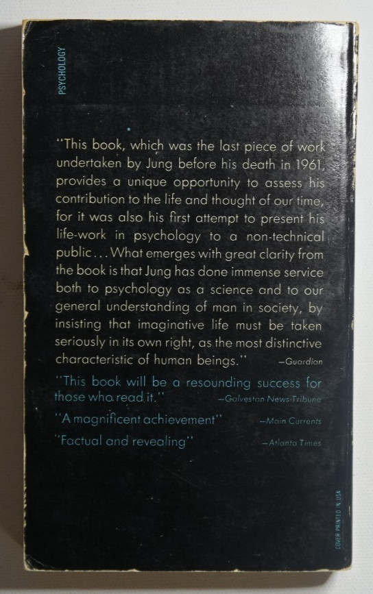 Carl G. Jung Man and His Symbols Paperback Laurel Illustrated Psychology 1961