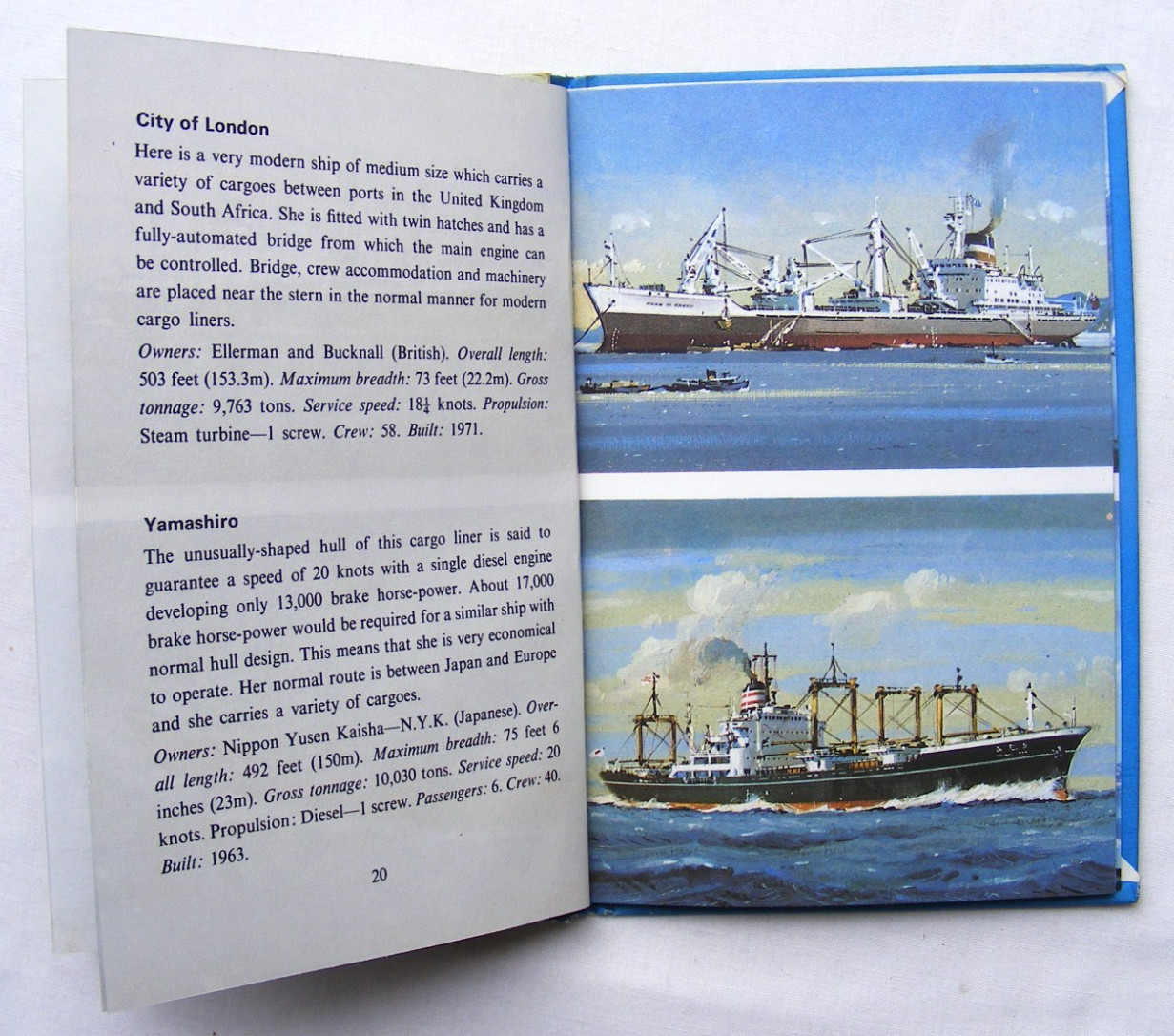 Ladybird Book – Merchant Ships – Recognition 584 -1st Edition- VGC +FREE COVER+