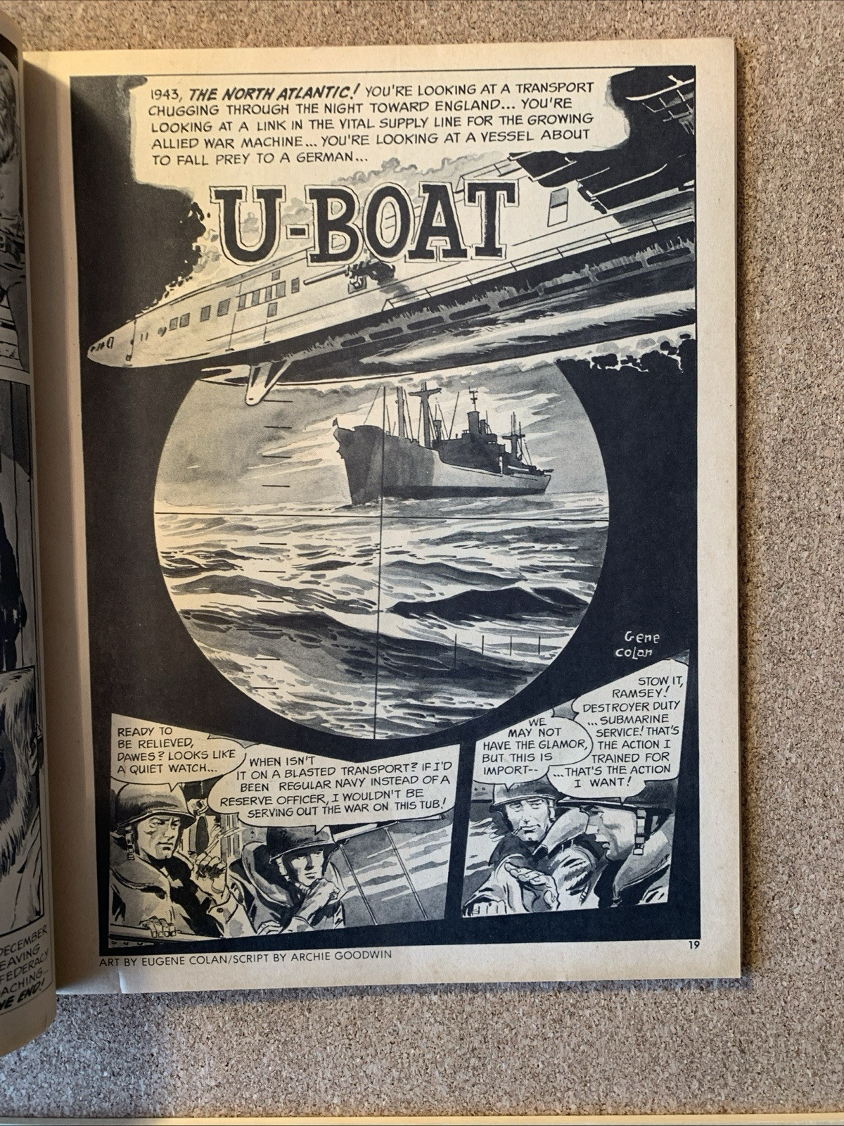 Blazing Combat #3 FN 1966 Warren Classic War Comic, Magazine size