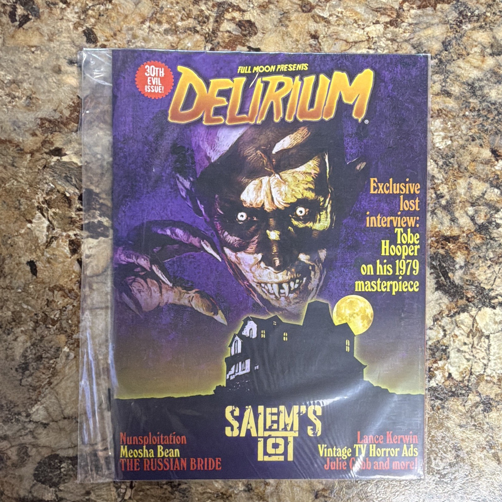 Delirium LOT of 6, sealed Illustrated Horror Magazines