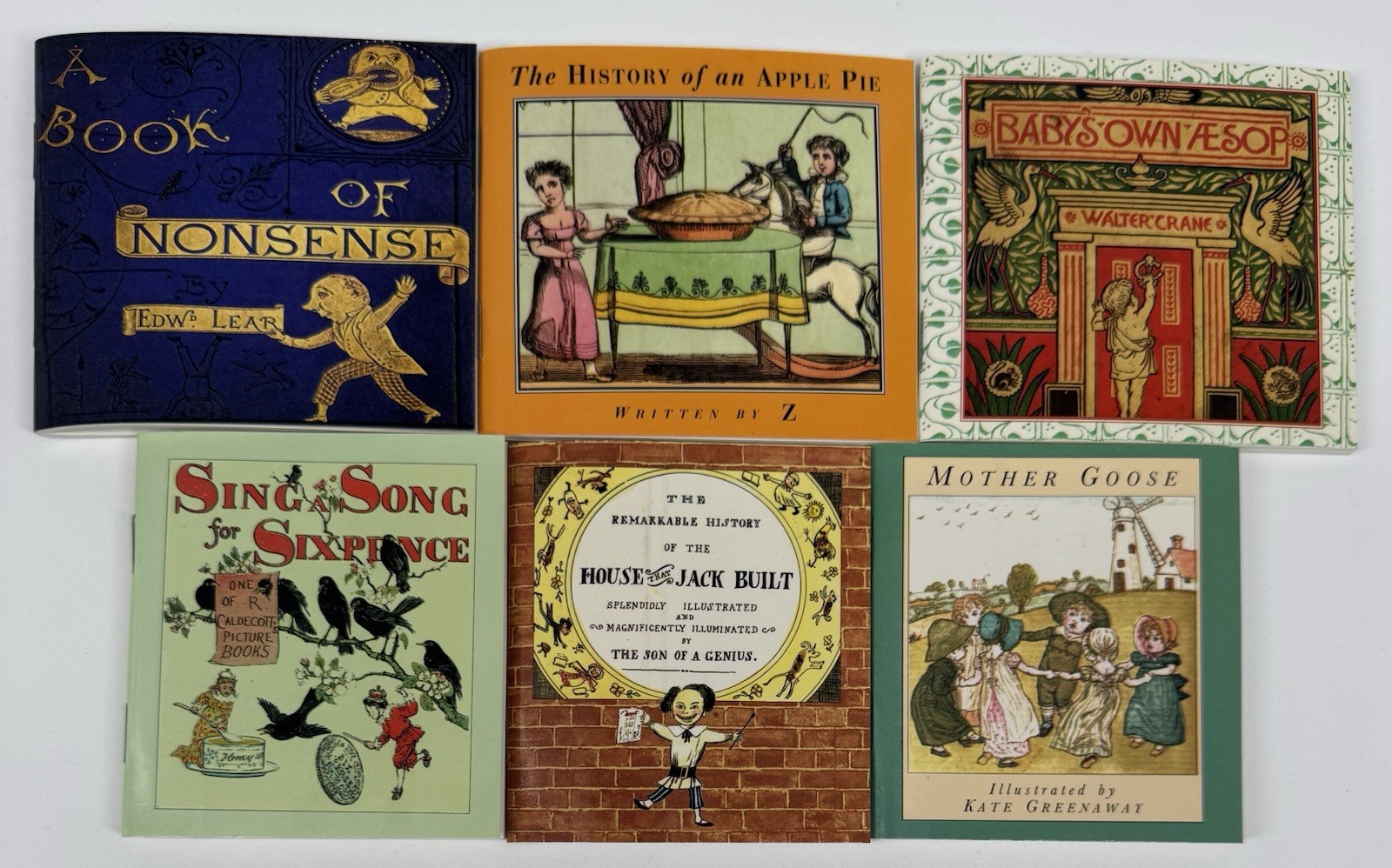 VTG Book Cupboard: 6 Children’s Classics in Miniature From Bodleian Library 1996