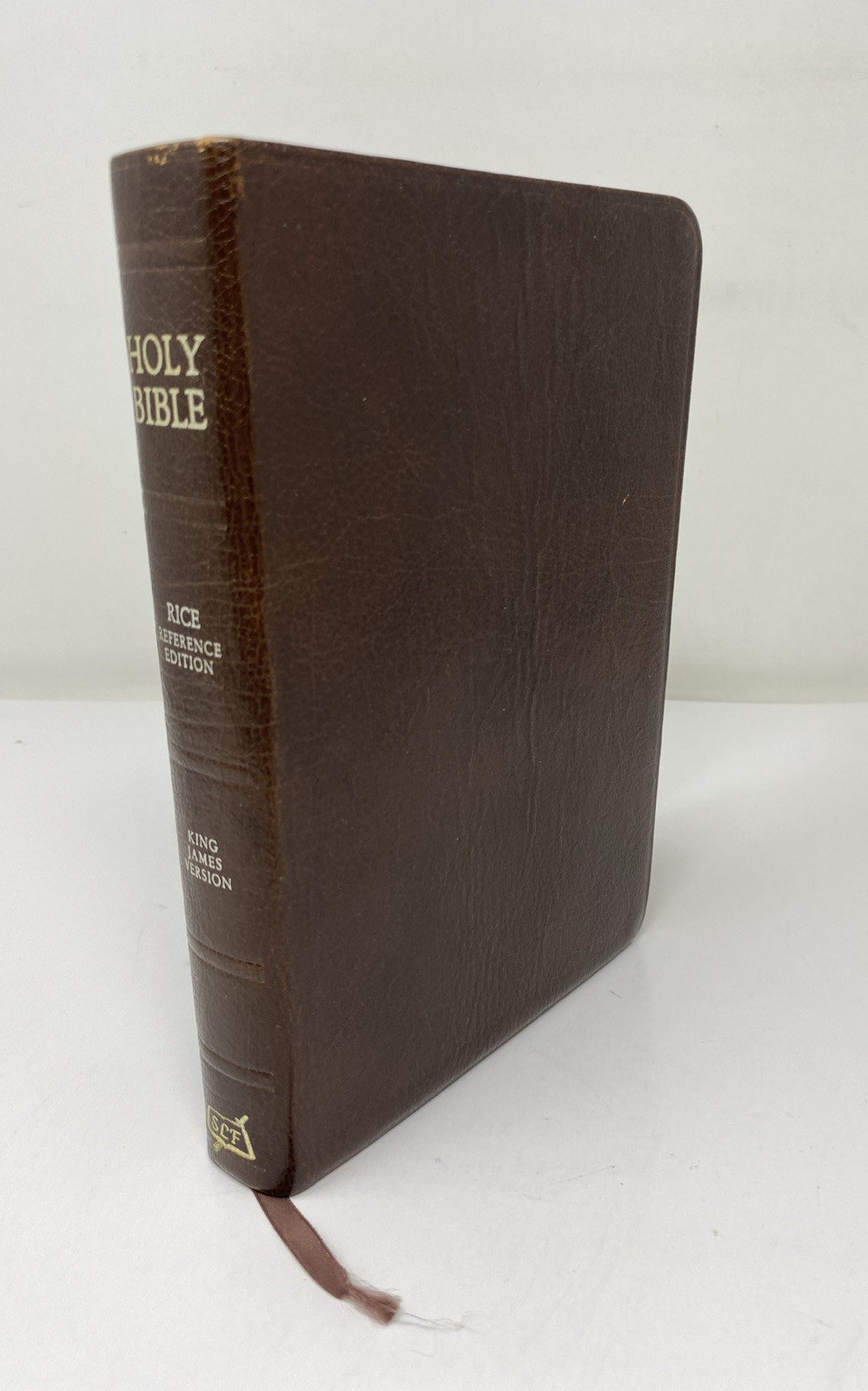 Rice Reference Bible KJV Genuine Cowhide Red Letter 1981 Nelson Limited Edition