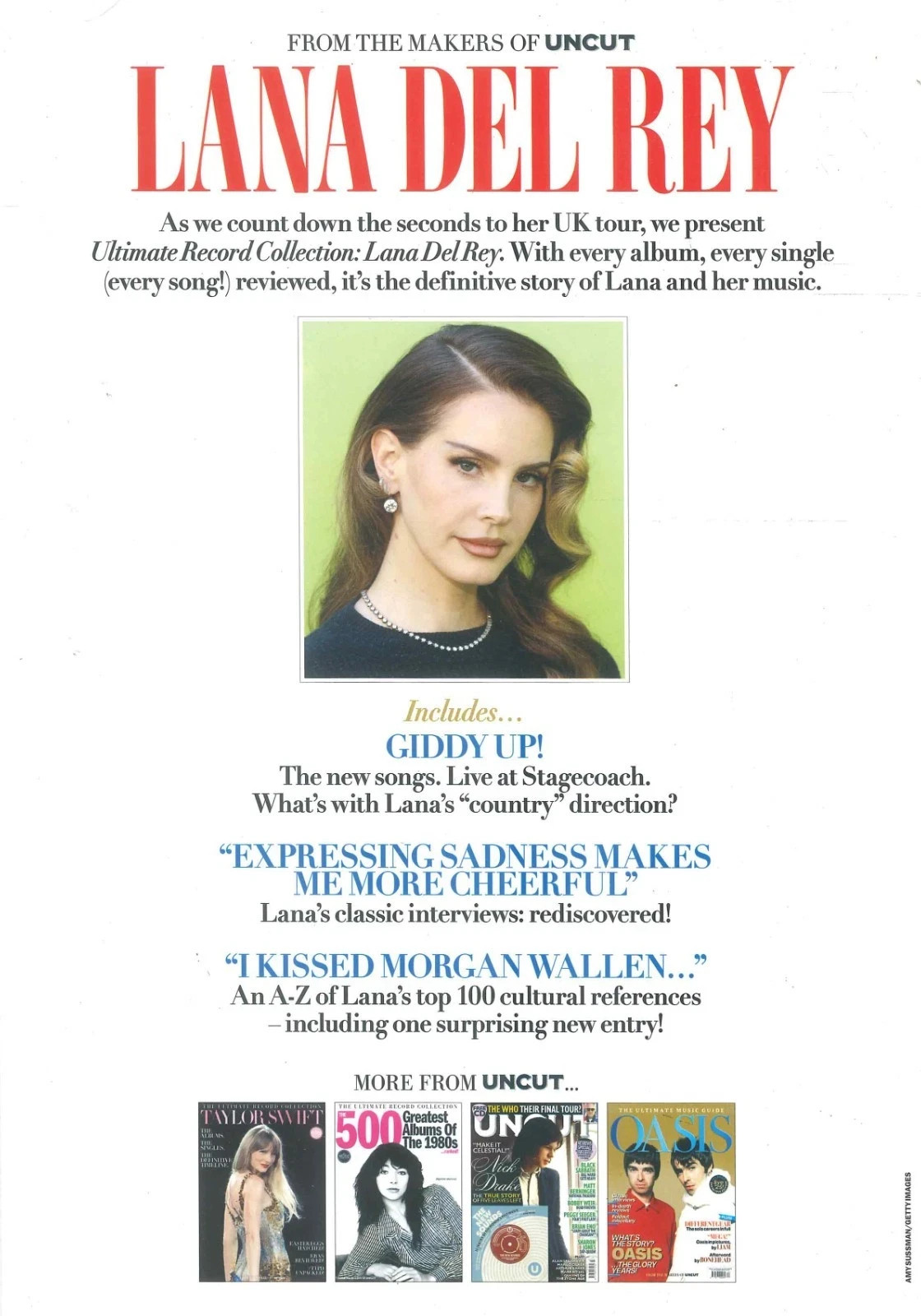 Uncut Magazine: Lana Del Rey, Albums, Singles, Music, Ultimate Record Collection
