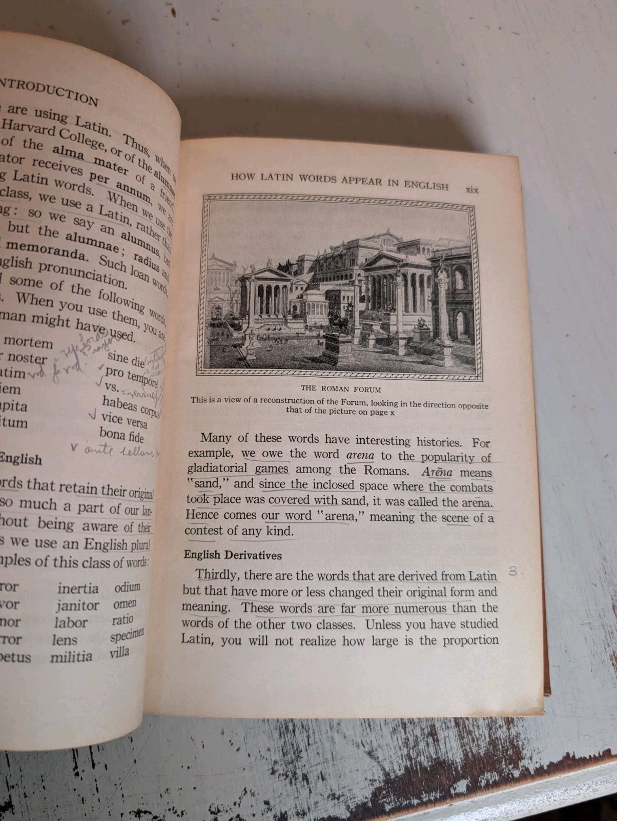 Latin for Today by Gray and Jenkins 1933 Hardcover Revised Edition SPQR