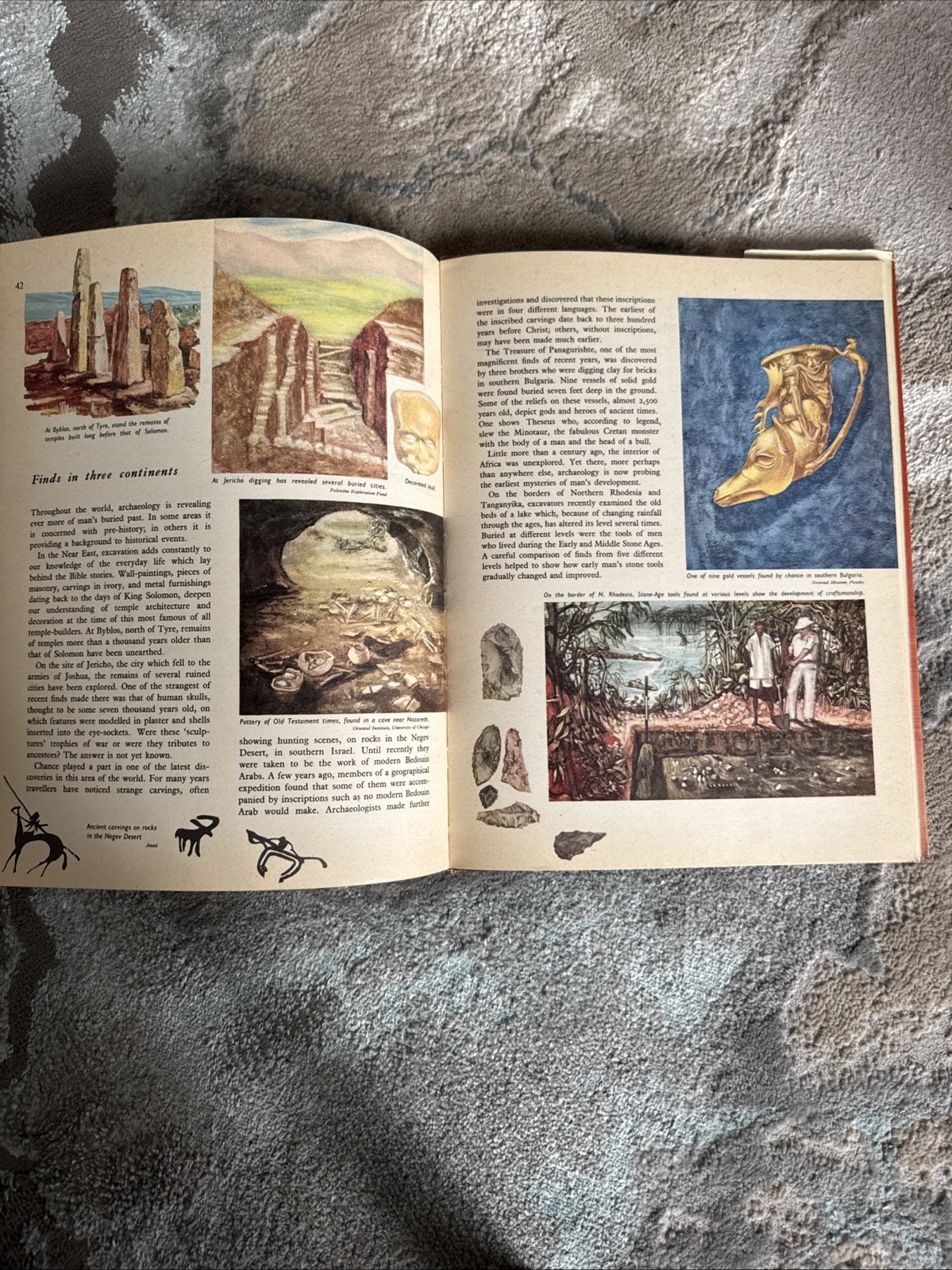 Wonderful World of Archaeology 1956. By Ronald Jessup 1st Edition HC DJ