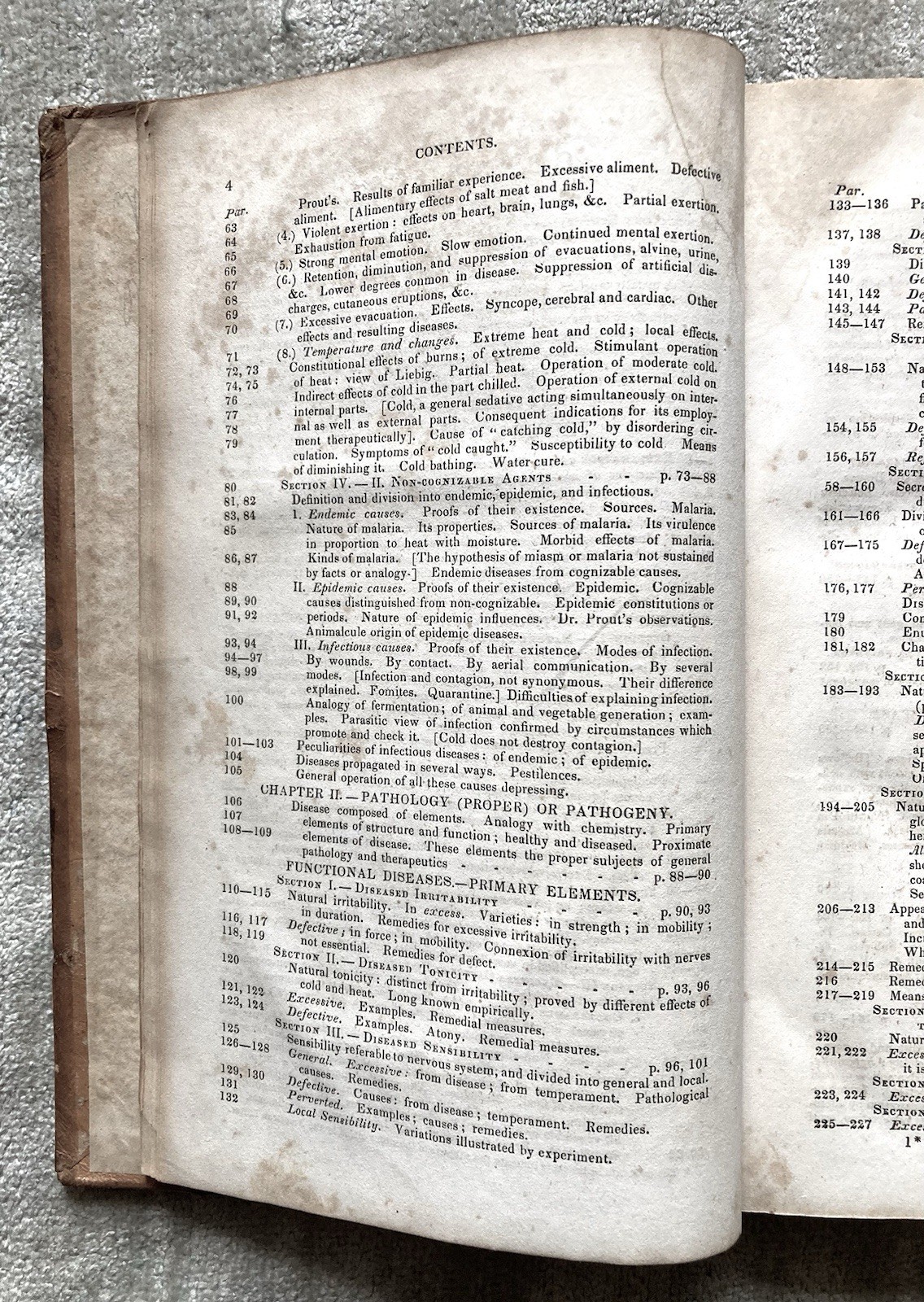 Antique, Principles Of Medicine, 1844, C. Williams MD, Pathology, Therapeutics