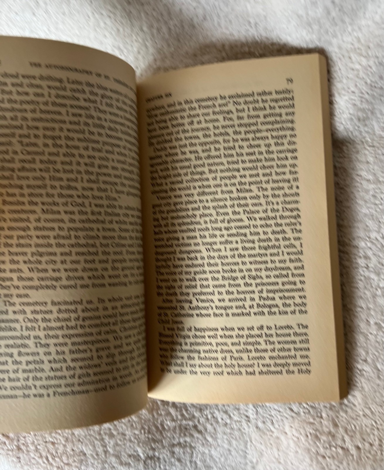Autobiography of Saint Therese of Lisieux Paperback Book Vintage John Beevers