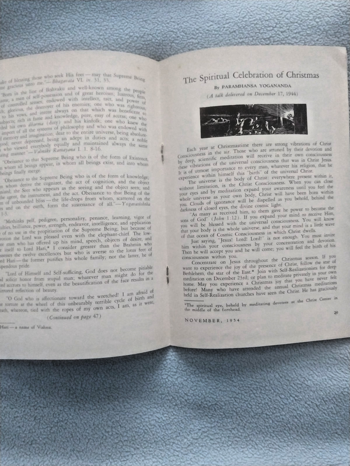 Self-Realization magazines – 5 vintage issues dated 1954 and 1957