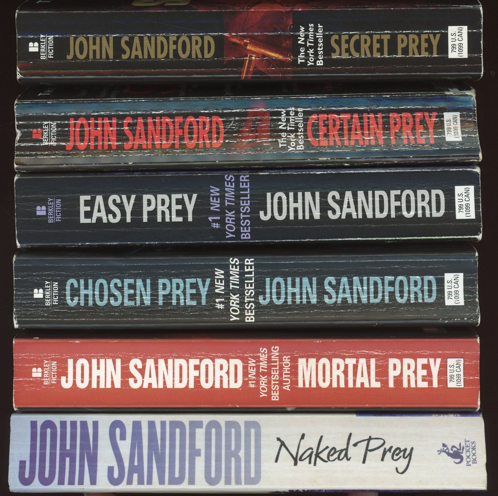 Lucas Davenport Prey Mystery Thriller Lot of 6 Paperback by John Sandford