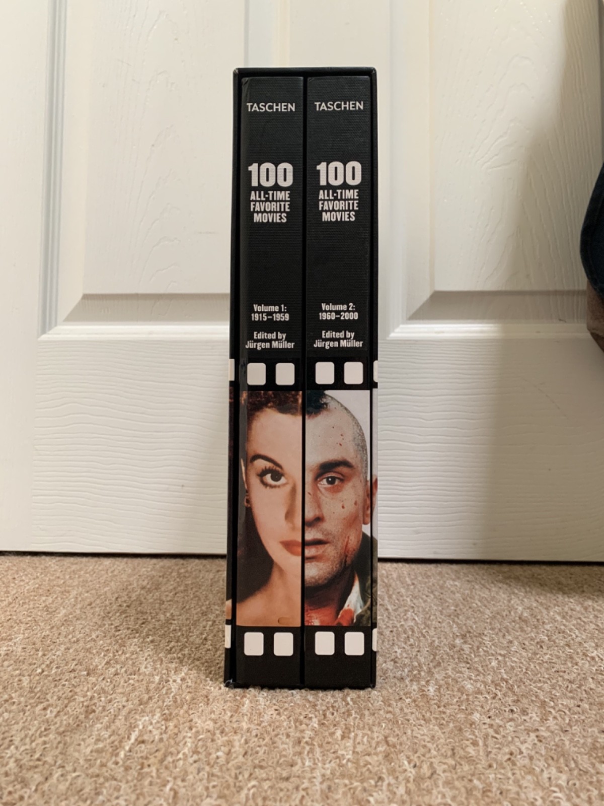 TASCHEN: 100 ALL-TIME FAVORITE MOVIES, 1915-1959; 1960-2000. Hardback Jugen Mull