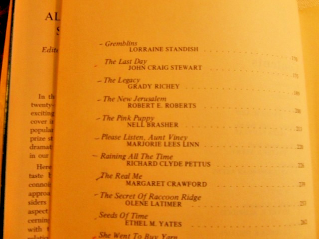Alabama Prize Stories – 1970 Various Authors SIGNED by Lee Smith HC