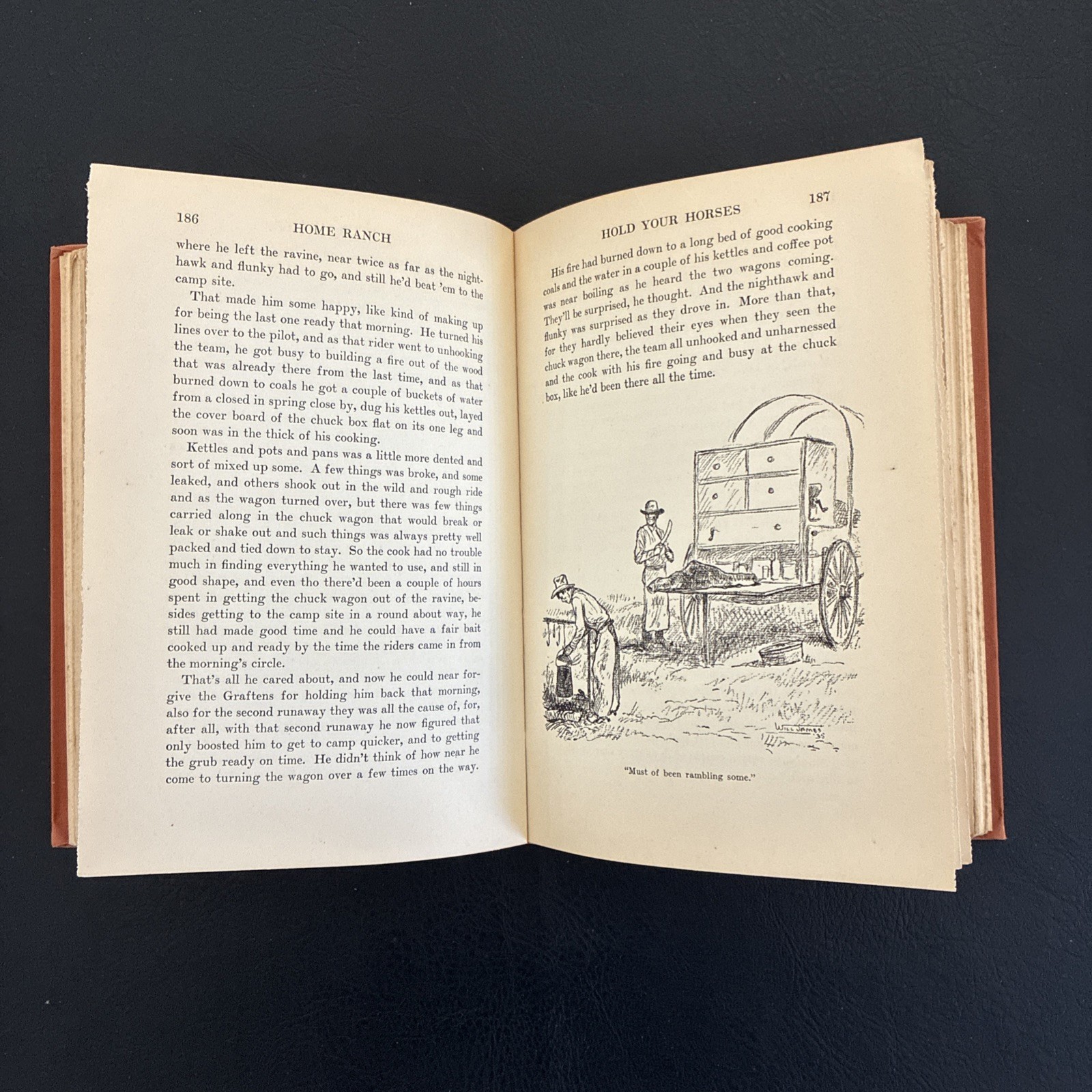 Home Ranch by Will James 1936 Charles Scribner’s Sons HC
