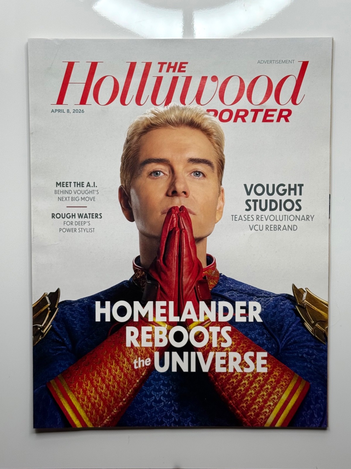 The Hollywood Reporter April 8 & June 10 2026 Homelander The Boys Antony Starr