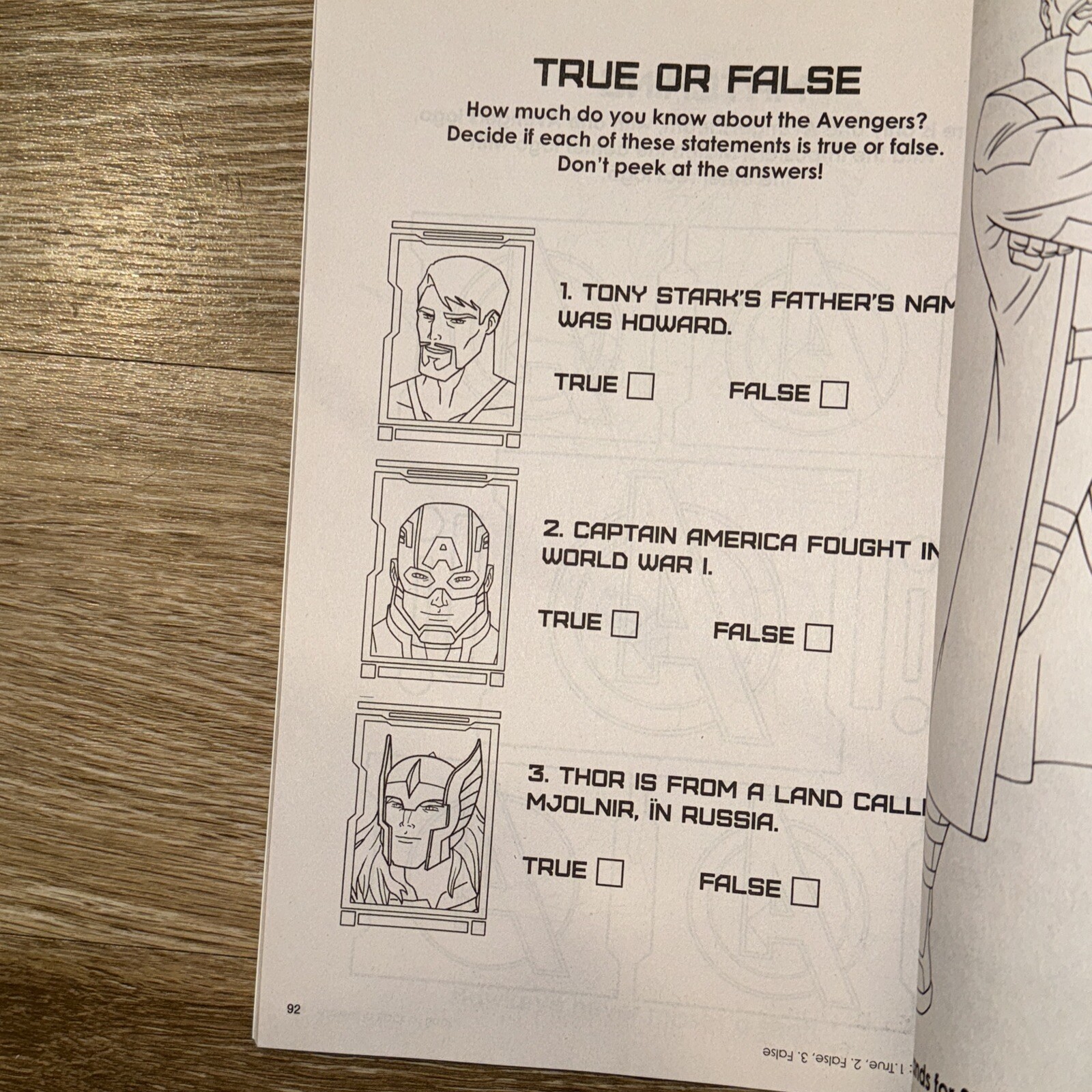 Marvel Avengers Coloring Activity Book 192 Pages Iron Man Captain America & More