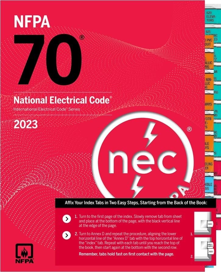 National Electrical Code, 2023 Edition with Tabs