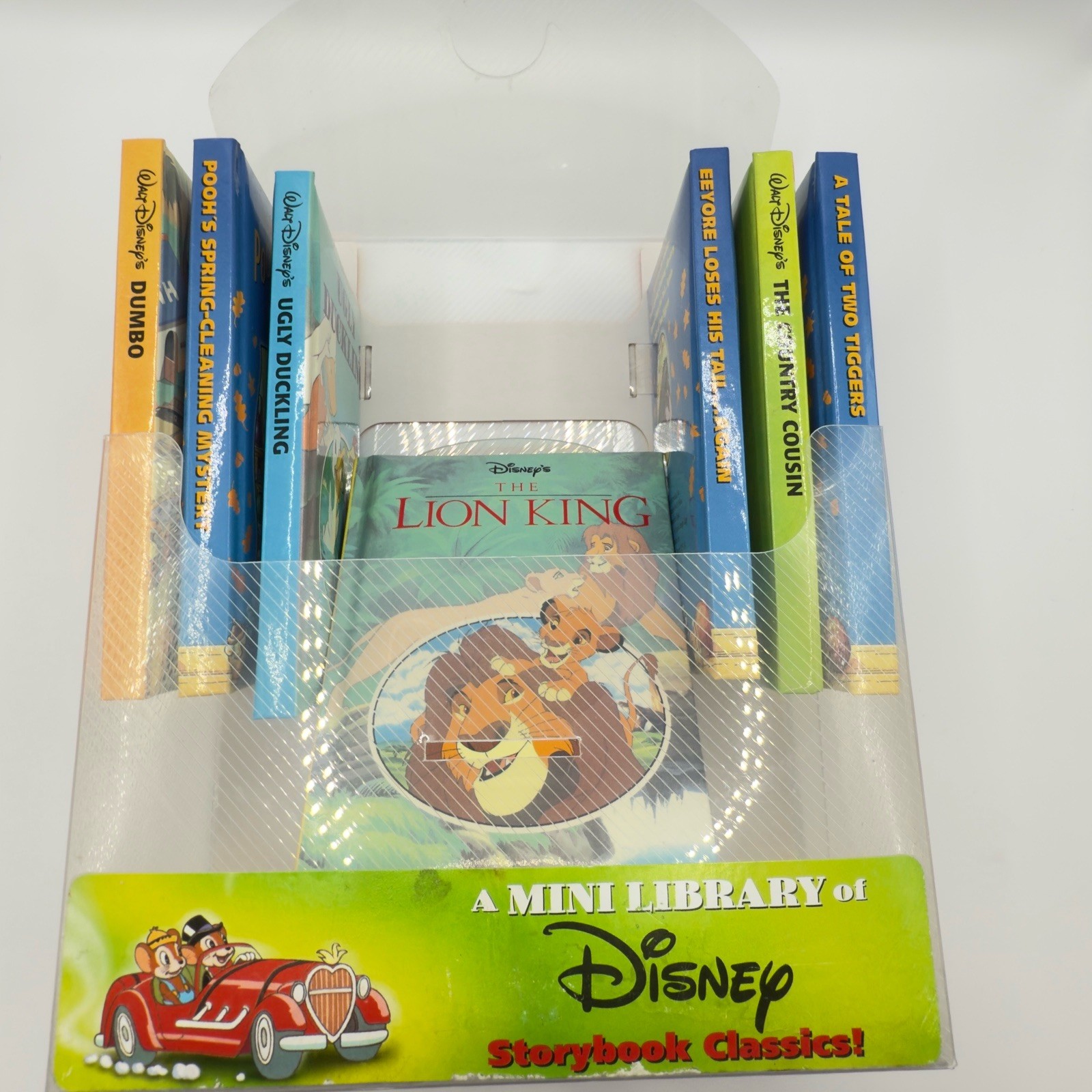 Disney Mini Library Storybook Classics Set of 8 Books w Case Lion King Pooh HTF