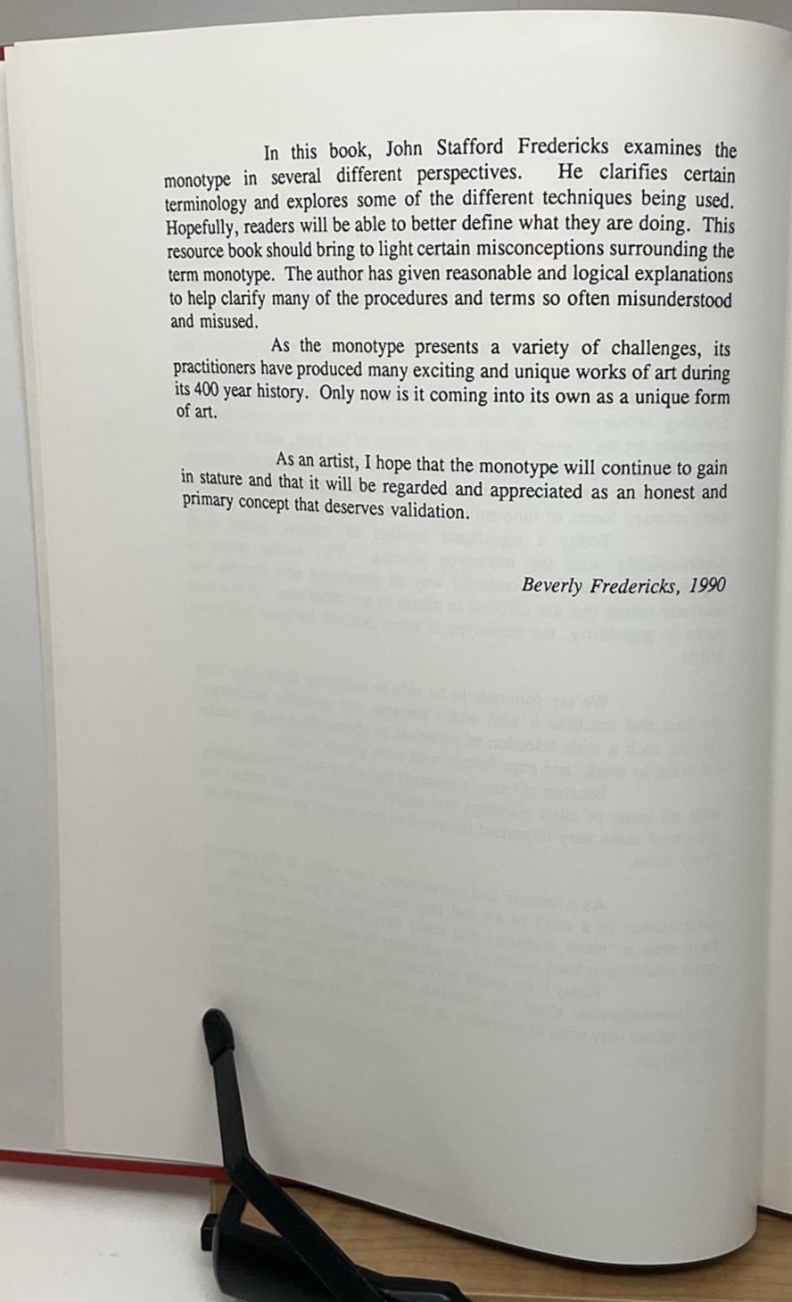Art of Creating Monotypes by John S. Fredericks (1991, Hardcover) C4