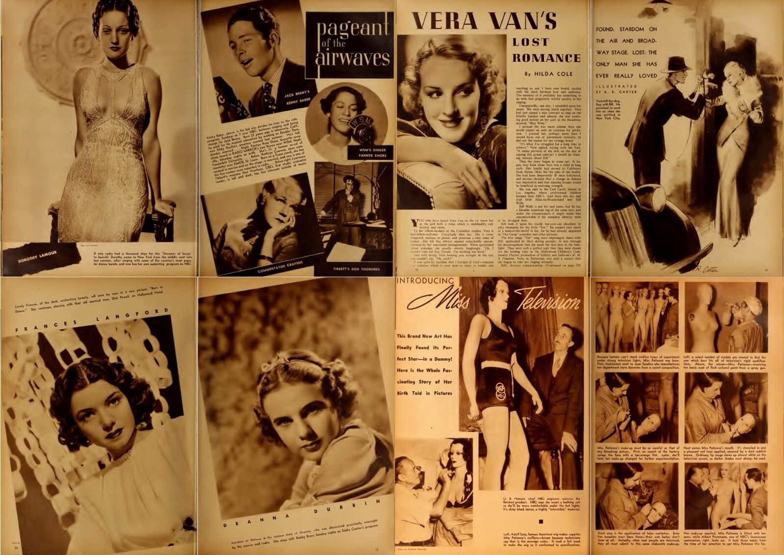 192 Issues of Radio Mirror – TV Radio Cinema Magazine Vol.1 (1933-1949) on DVD