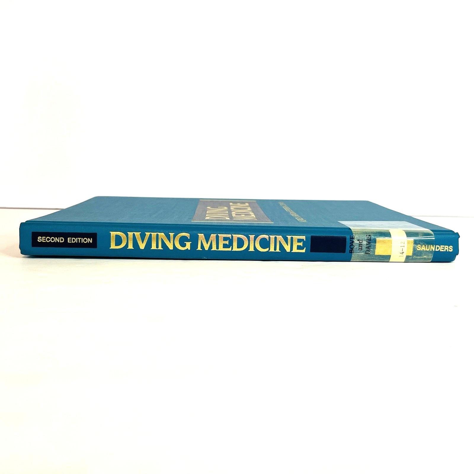 Vintage Diving Medicine Book for Divers Hardcover by Alfred A. Bove 1990