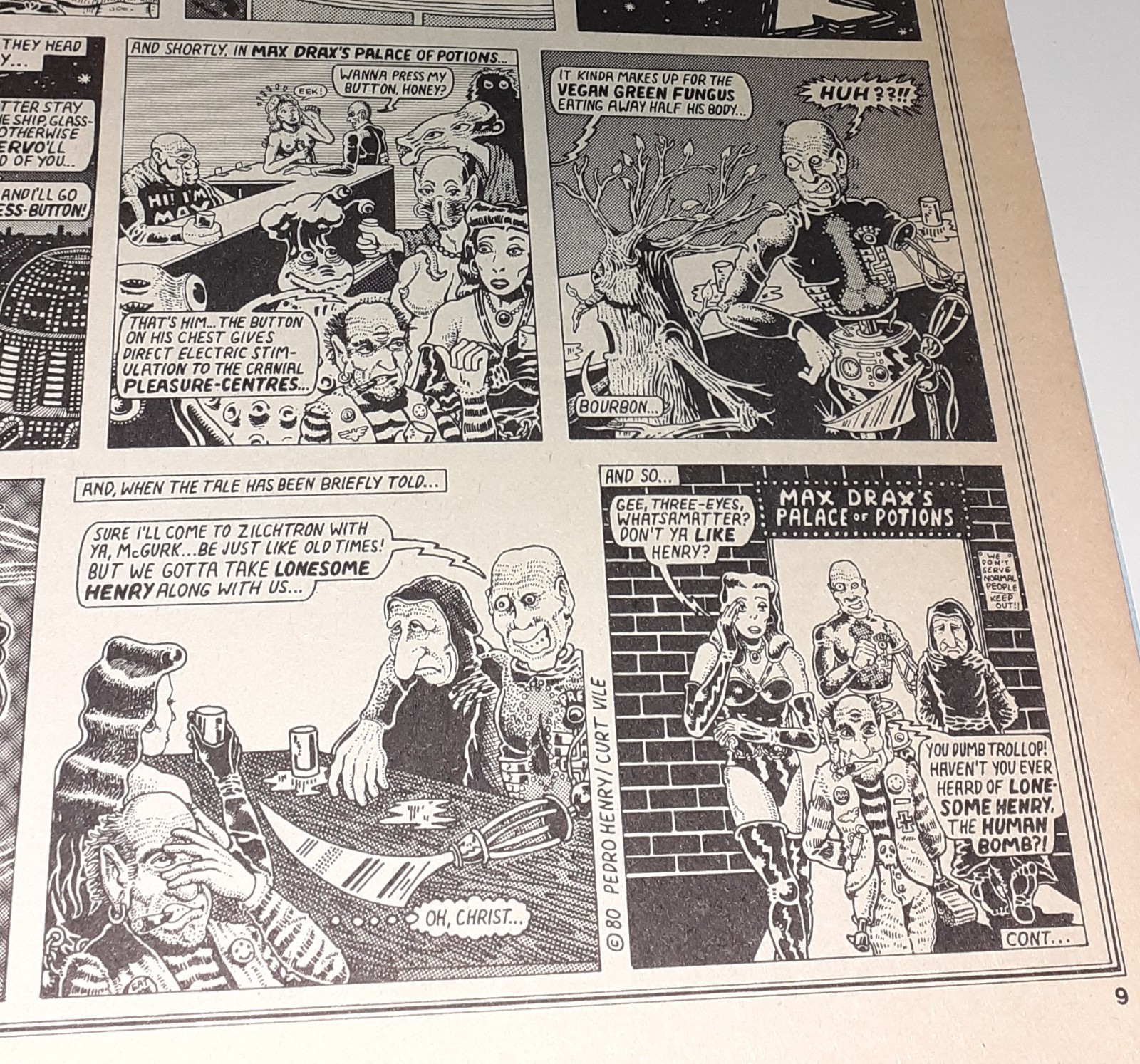 DARK STAR UK 1980 rare ALAN MOORE 1st app AXEL PRESSBUTTON Warrior Miracleman