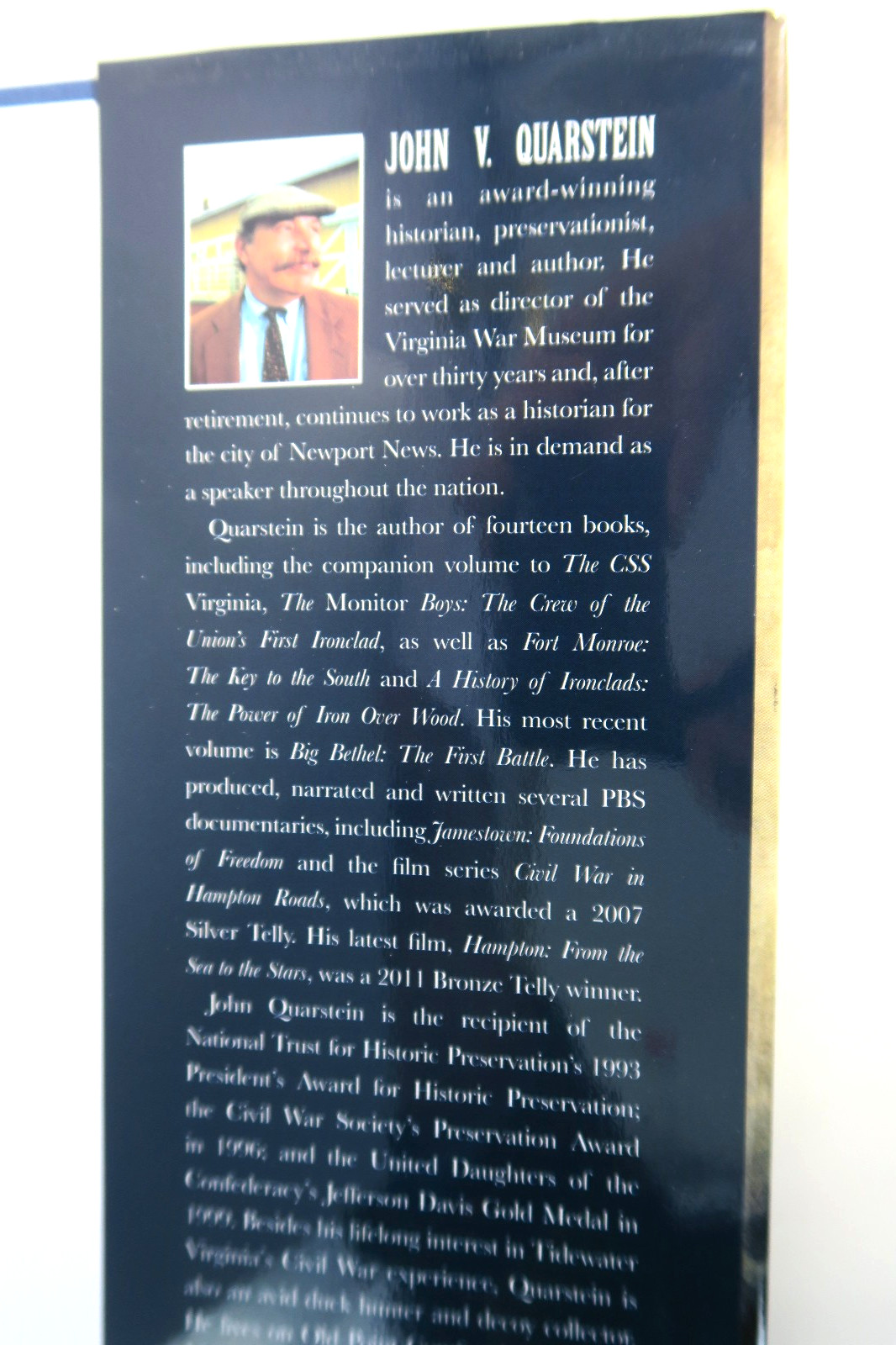 The CSS Virginia Sink Before Surrender John V. Quarstein SIGNED 1st Ed HC/DJ