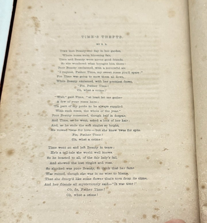 1850 The American Book of Beauty, Or, A Token of Friendship. – Gift Book