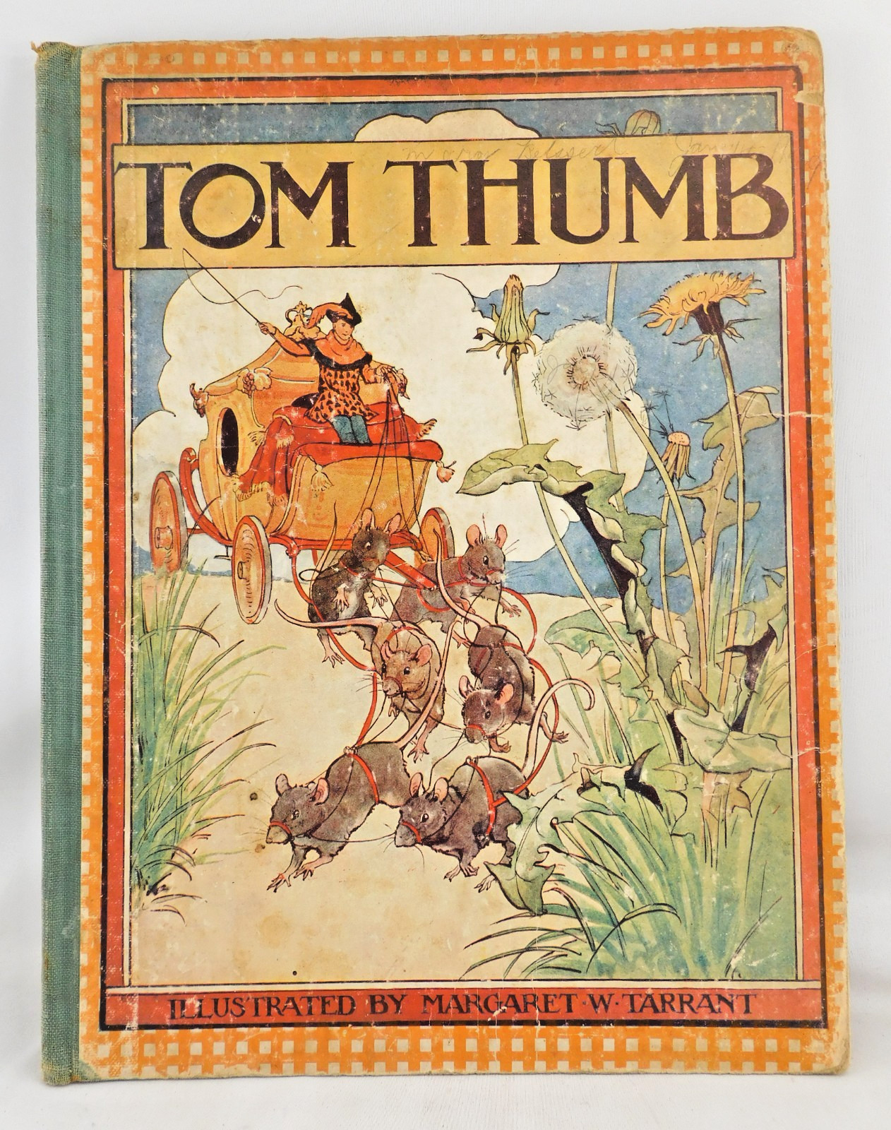 Tom Thumb 1920s Antique Children’s Book 3 Stories Margaret W Tarrant Illustrated