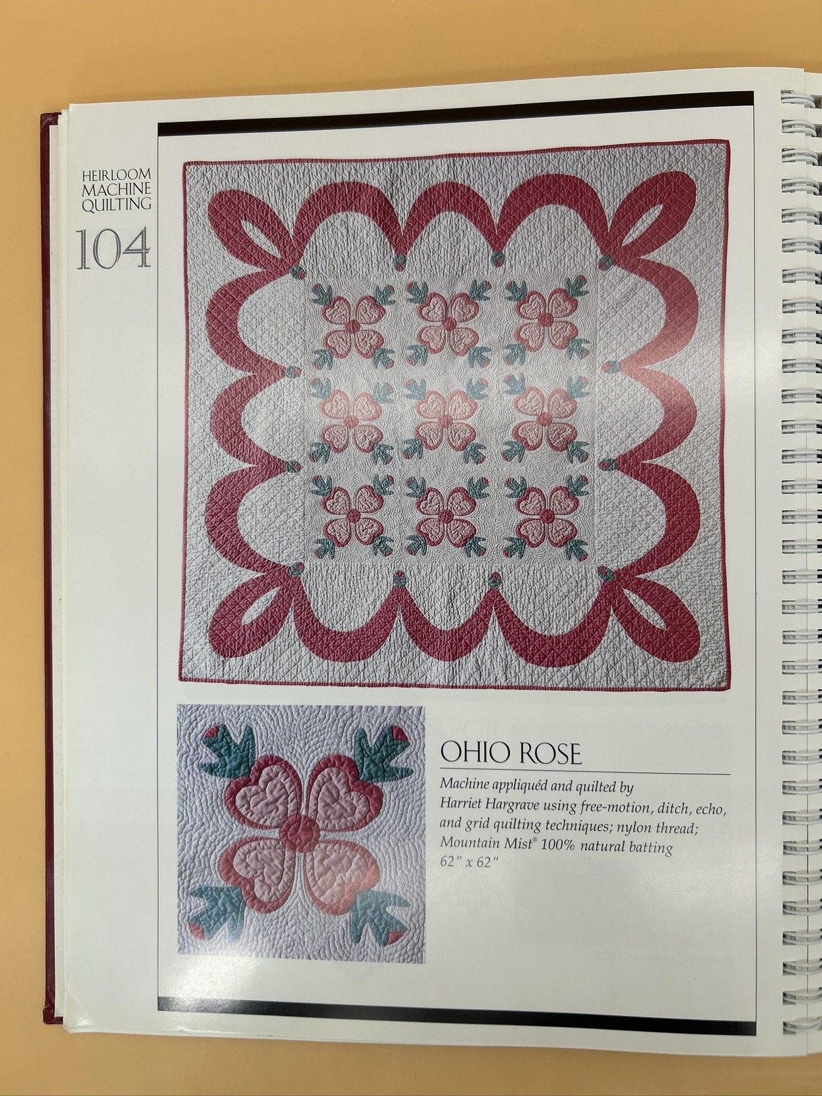 TWO Quilting Book Amish Quilt Heirloom Machine Quilting Harriet Hargrave Crafts