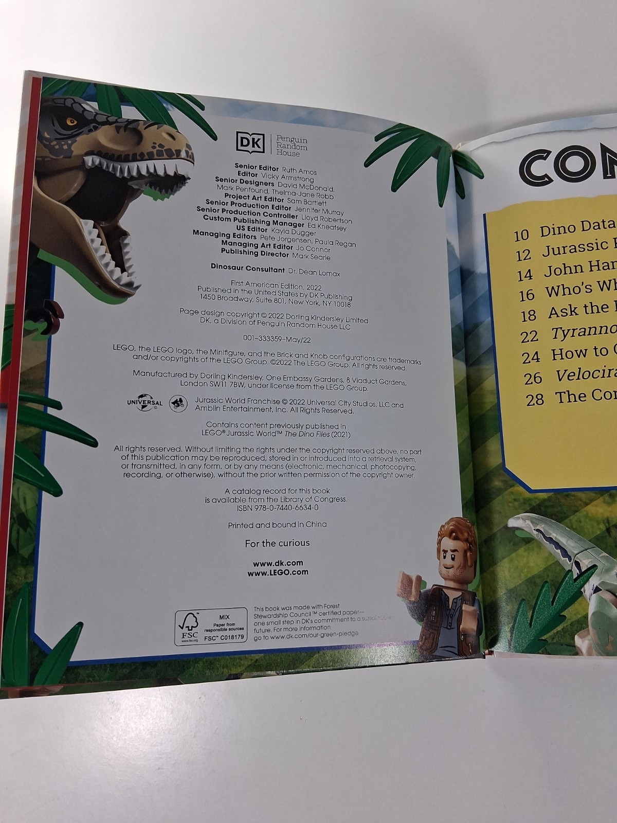 LEGO JURASSIC WORLD COLLECTION – 8 BOOK SET LOT