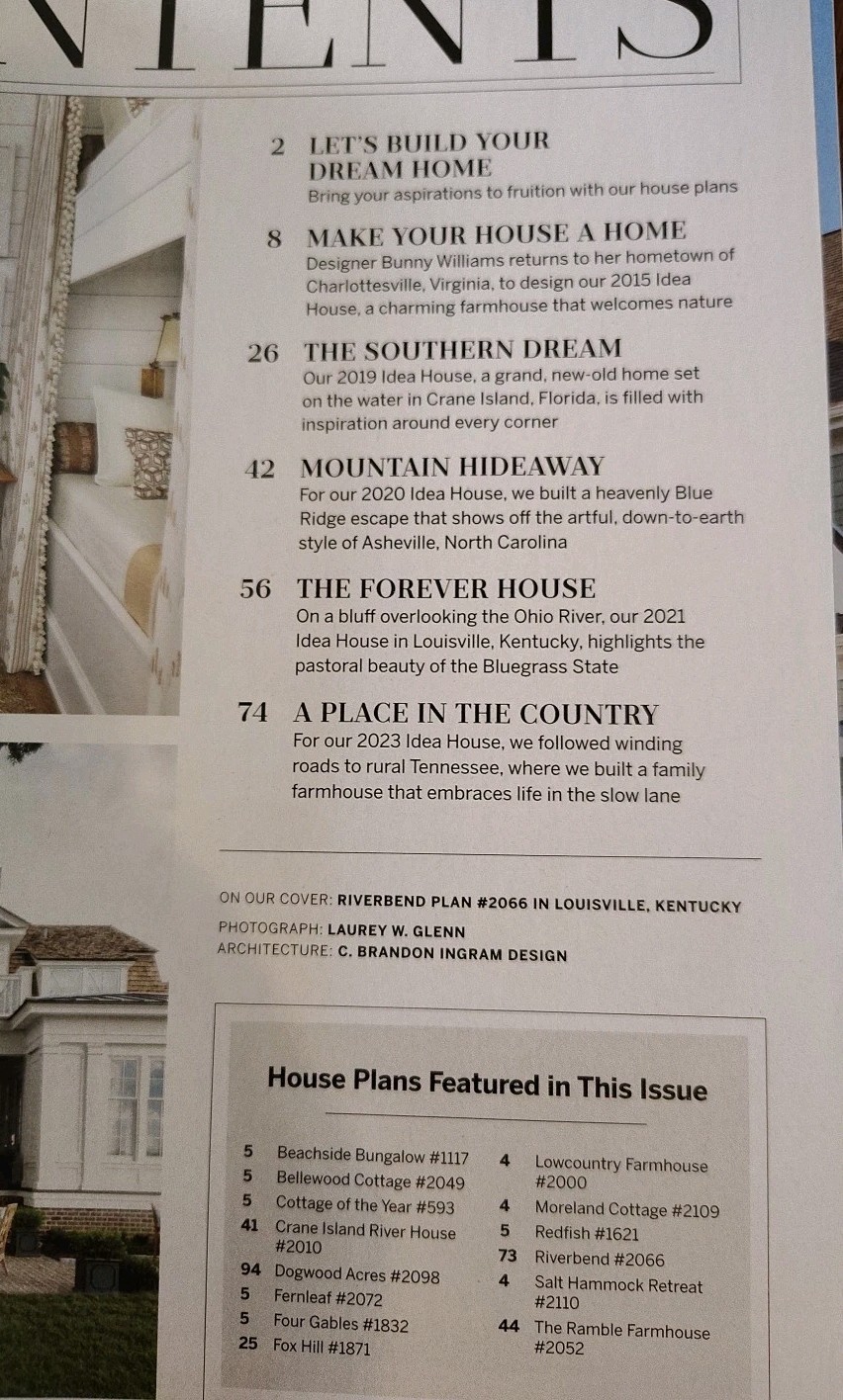*SOUTHERN LIVING BEST SOUTHERN HOMES MAGAZINE*SUMMER 2025*
